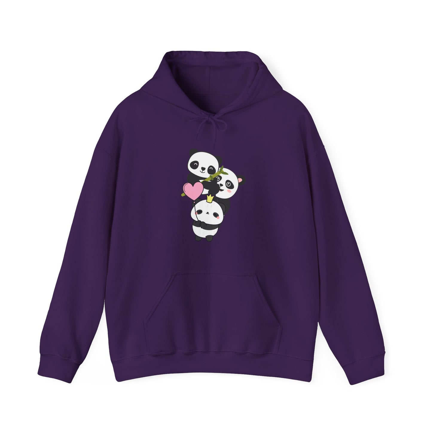 Panda Love Hoodie | Cozy Zip Panda Apparel | True North