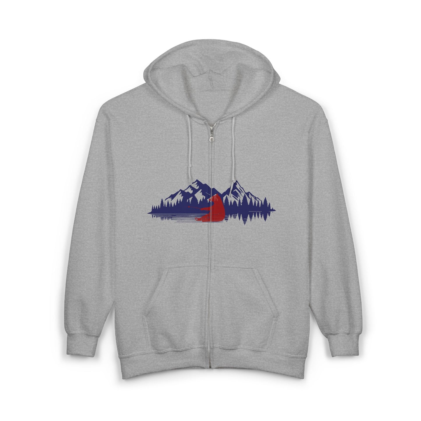 Heavy Blend Full Zip Hooded Sweatshirt | Cozy Layer for Outdoors Adventures | True North