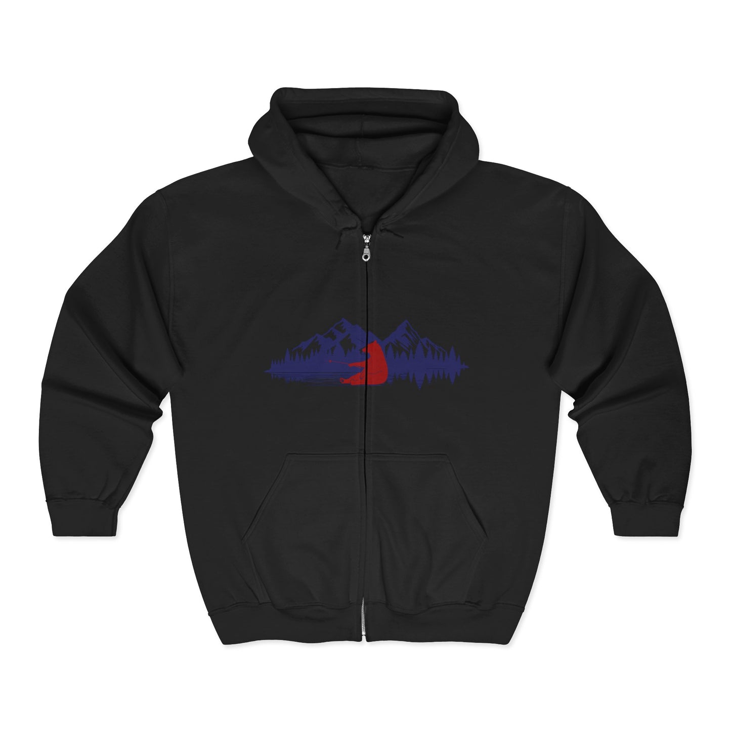 Heavy Blend Full Zip Hooded Sweatshirt | Cozy Layer for Outdoors Adventures | True North