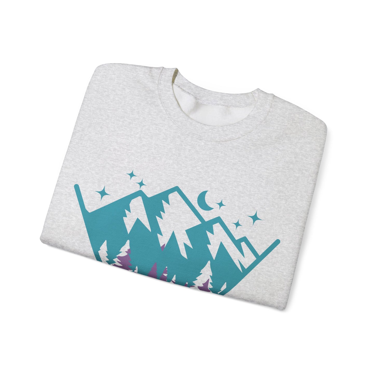 Mountain Adventure Crewneck Sweatshirt | Cozy Outdoor Pullove | True North