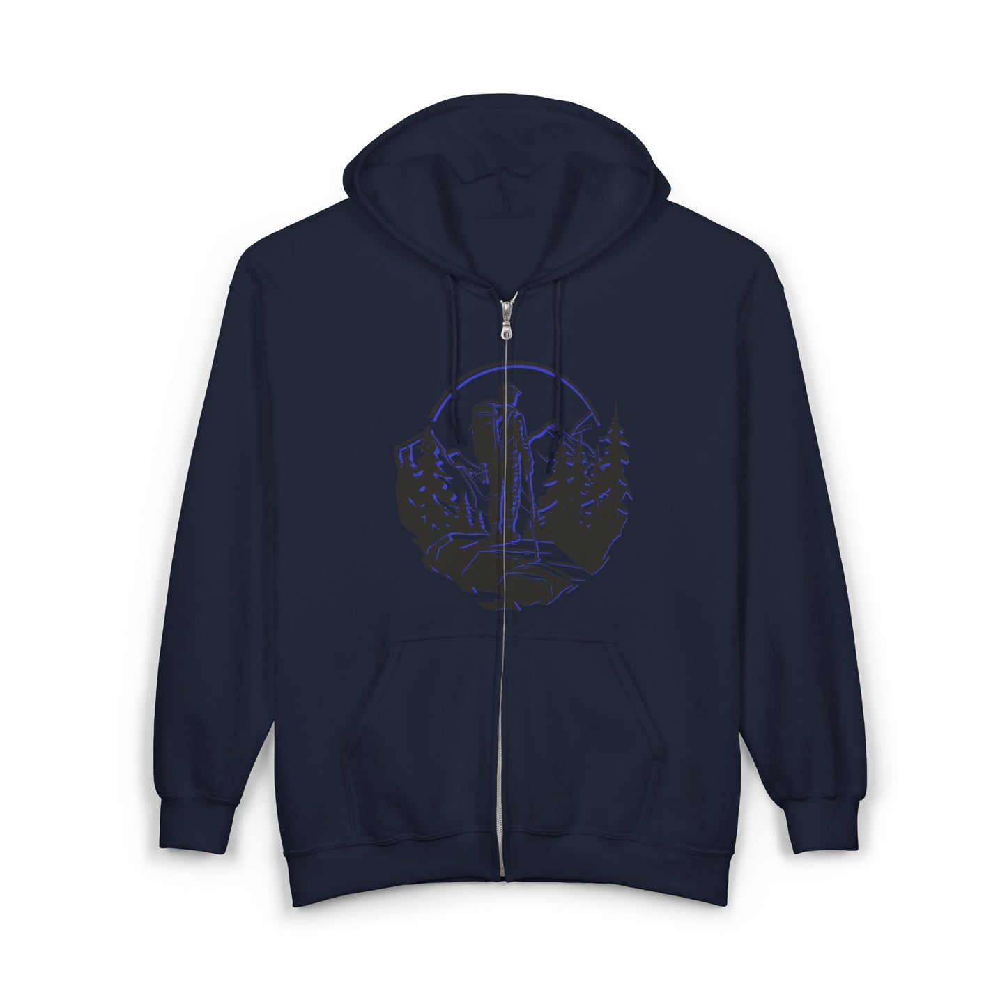 Nature-Inspired Zip Hoodie | Campers, Hiking, Travel, and Nature Lovers | True North