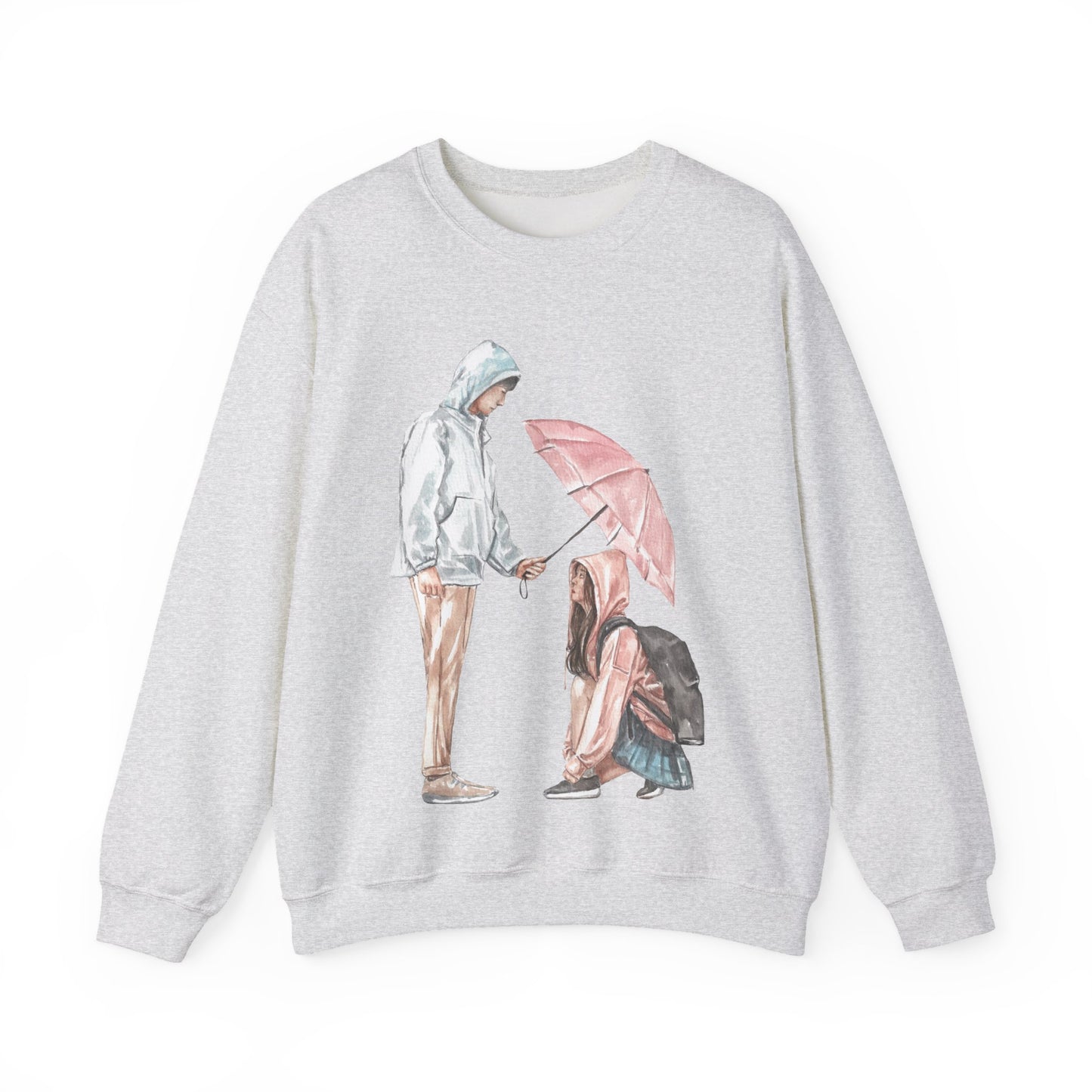 Embracing Love Crewneck Sweatshirt | Cozy Pullover for Couples | True North