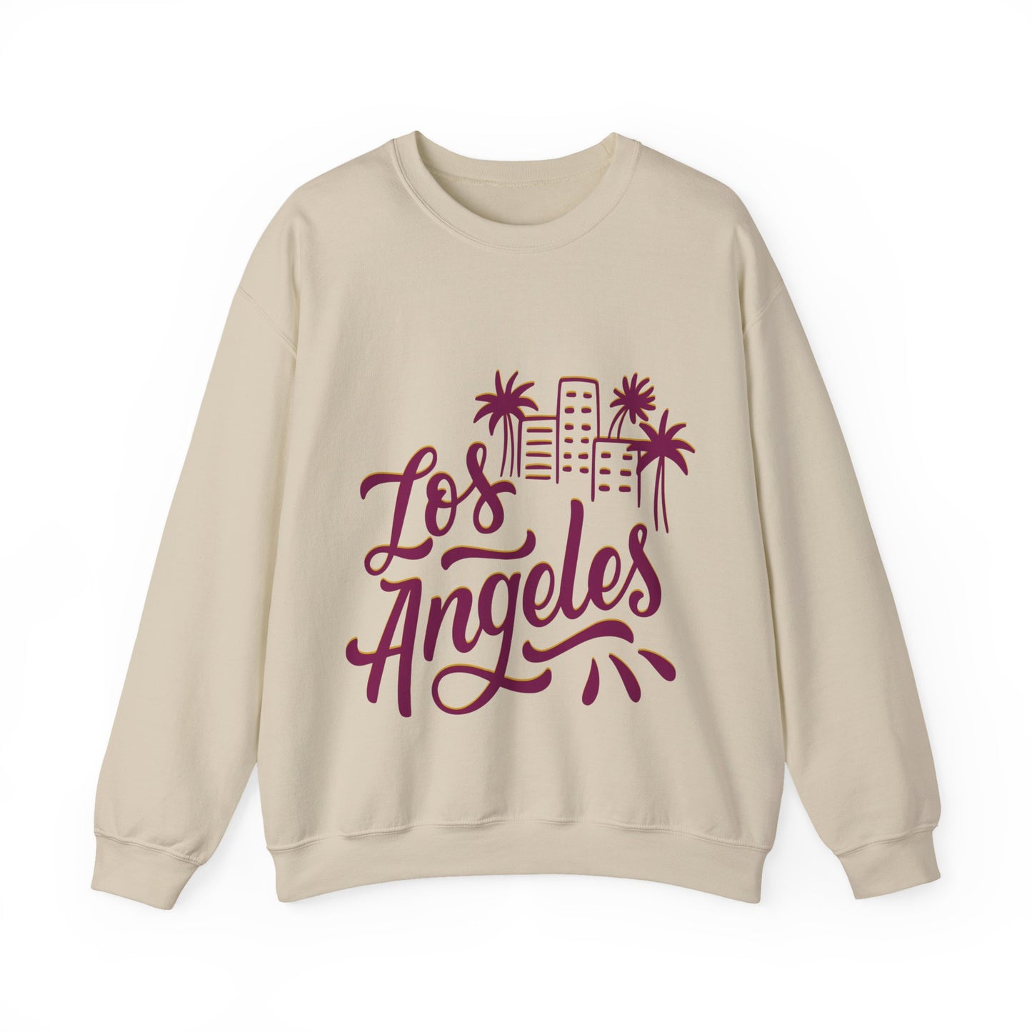 Los Angeles Vibe Crewneck Sweatshirt | Travel Souvenir | True North
