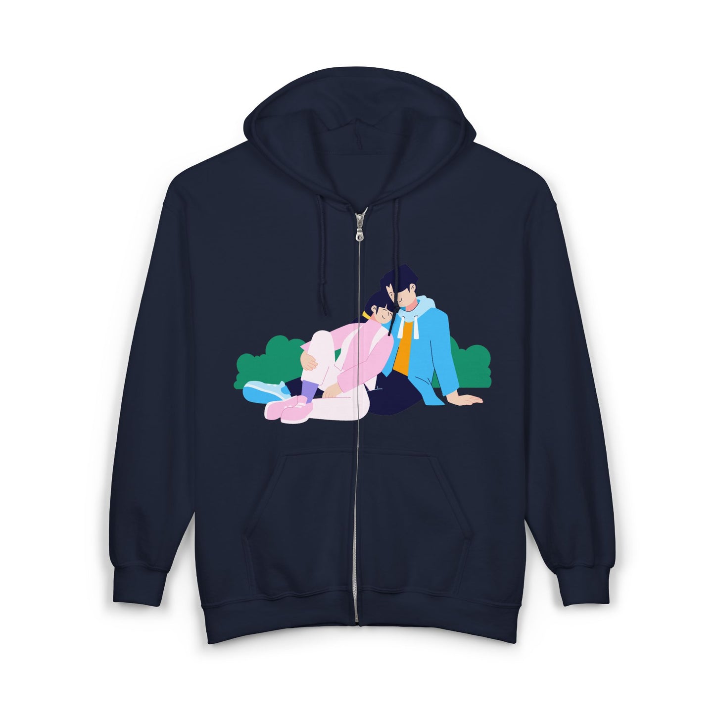 Cozy Couple Hoodie | Romantic Zip Sweatshirt | True North