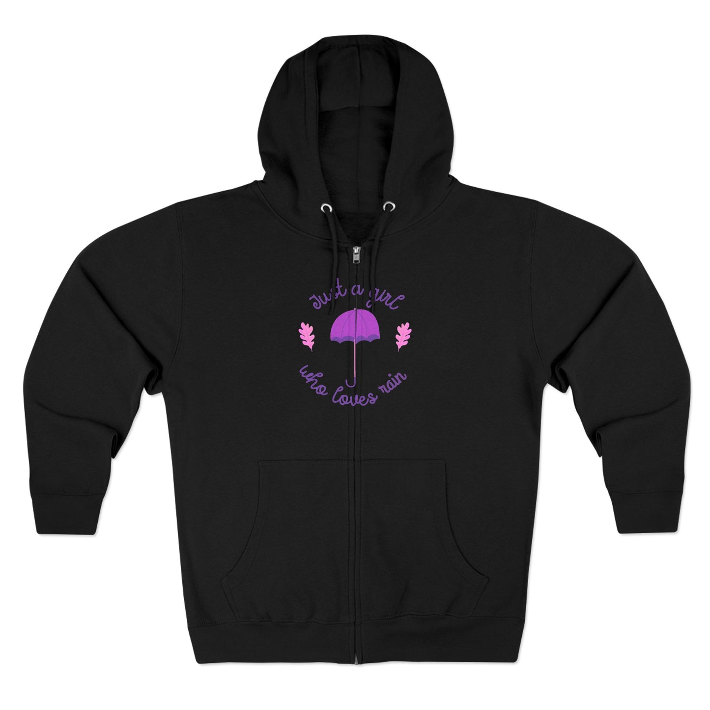 Cozy Zip Hoodie with Umbrella Design | Comfortable Layering | True North