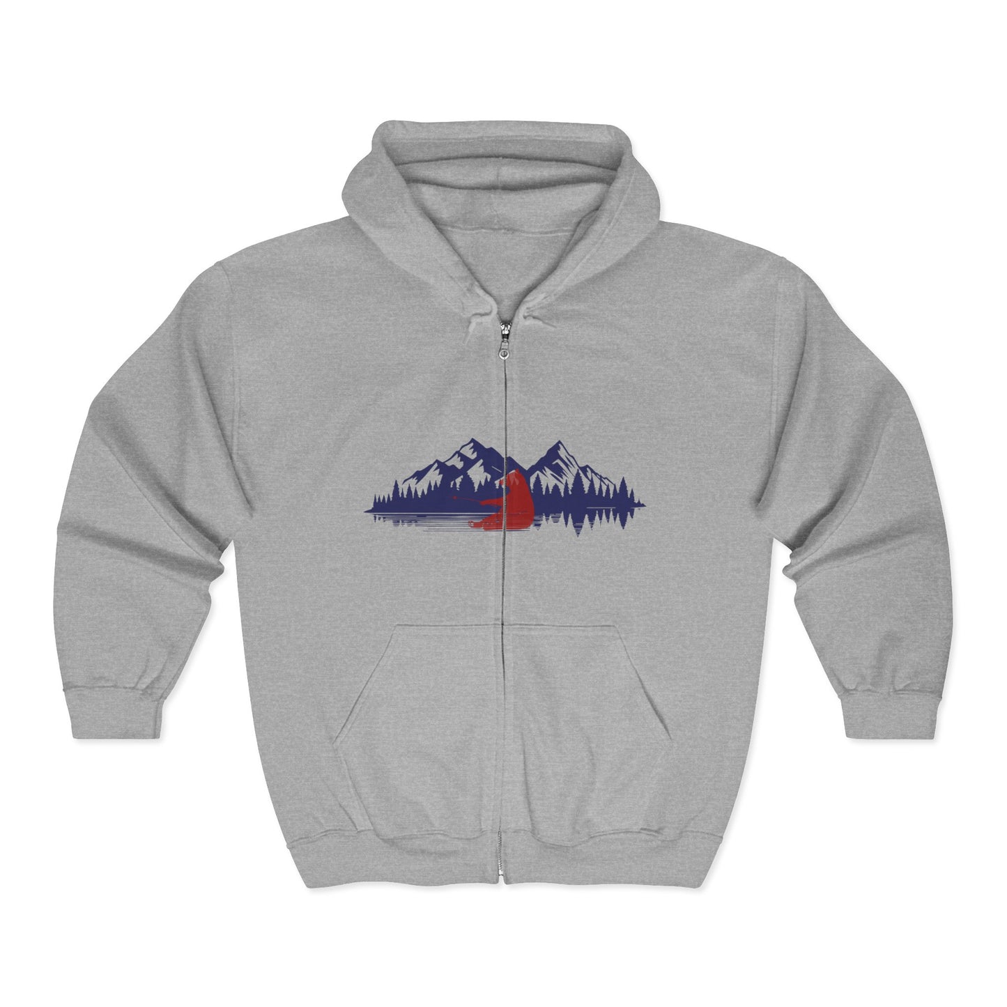 Heavy Blend Full Zip Hooded Sweatshirt | Cozy Layer for Outdoors Adventures | True North