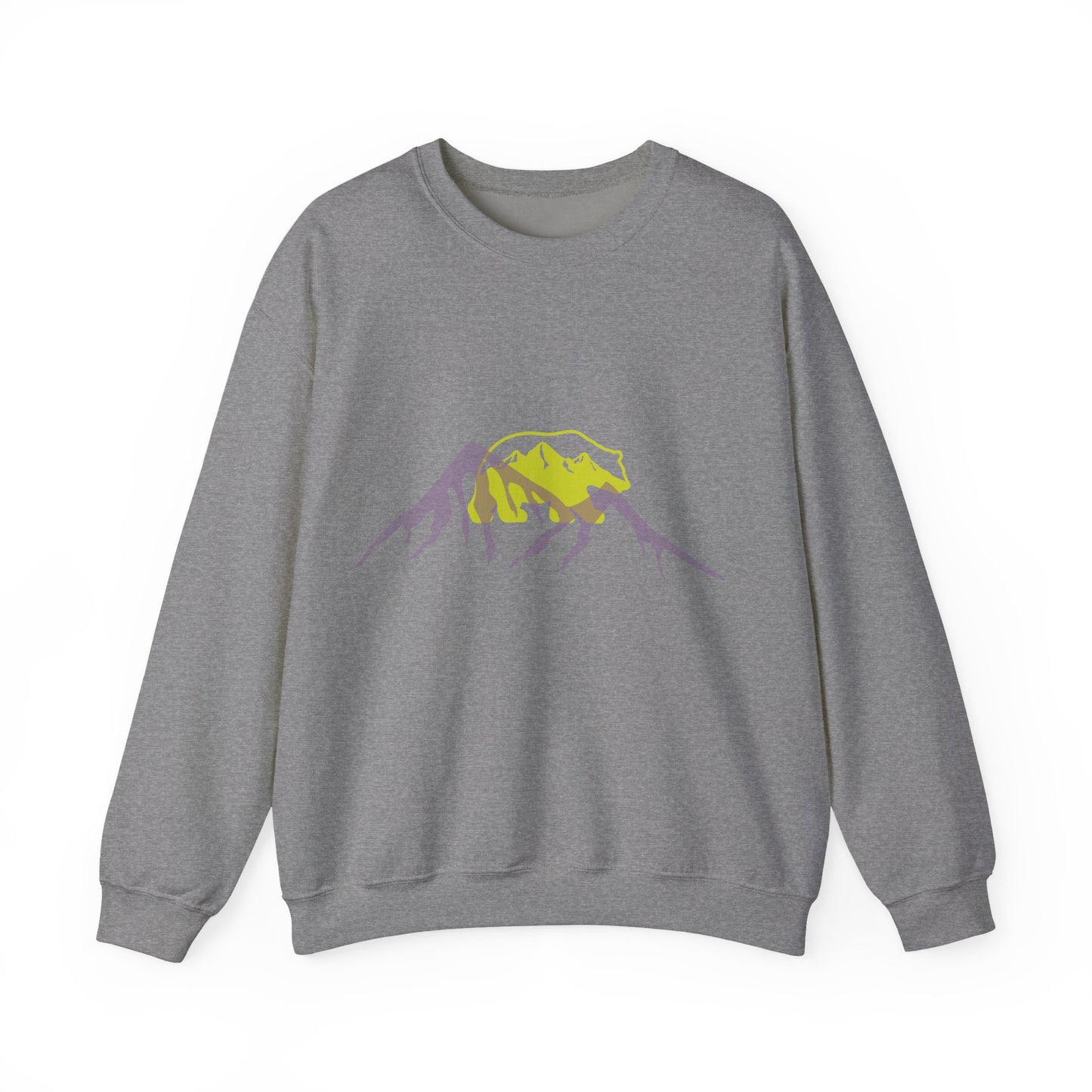 Mountain Vibes Crewneck Sweatshirt | Ski Trips, Hiking, and Travel | True North