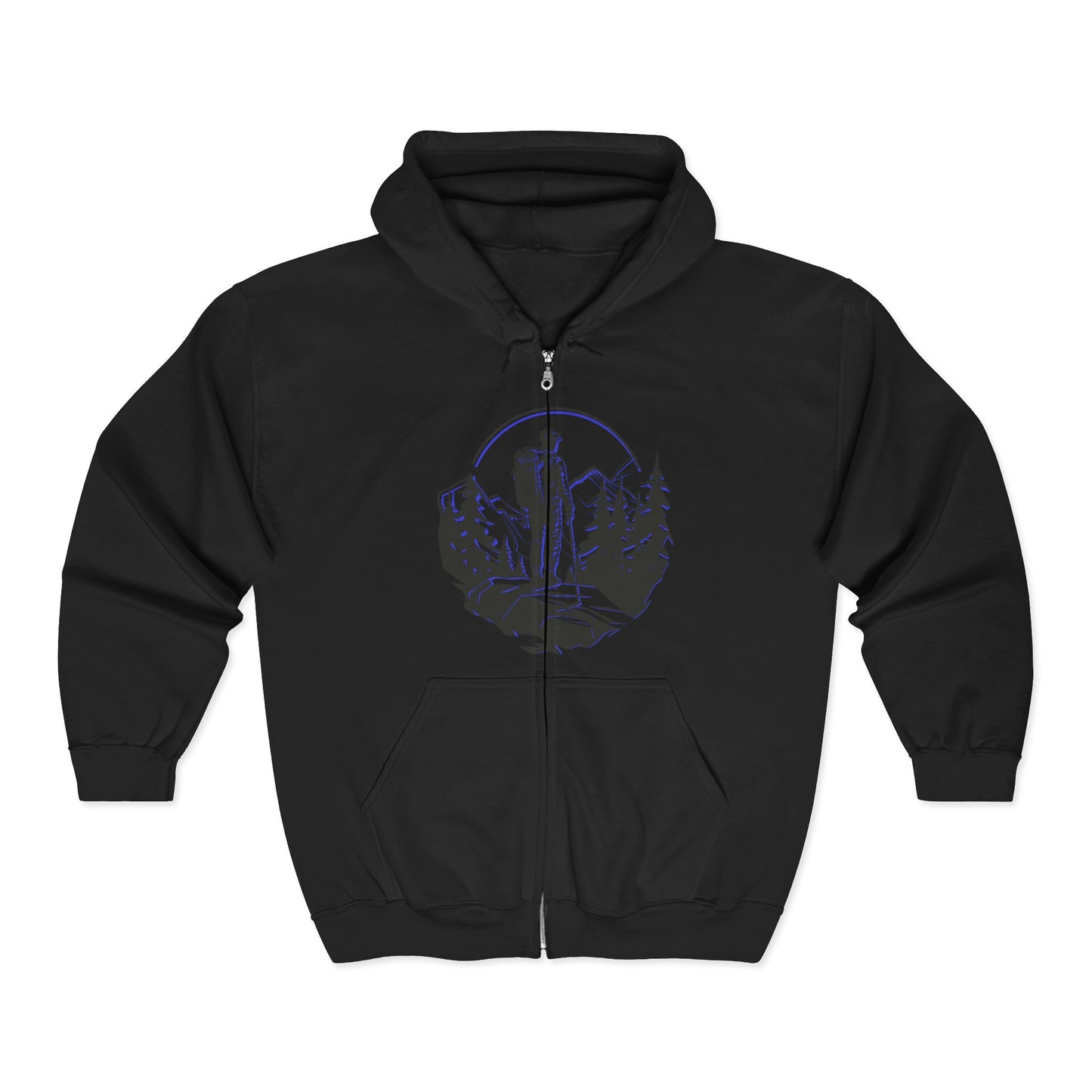 Nature-Inspired Zip Hoodie | Campers, Hiking, Travel, and Nature Lovers | True North