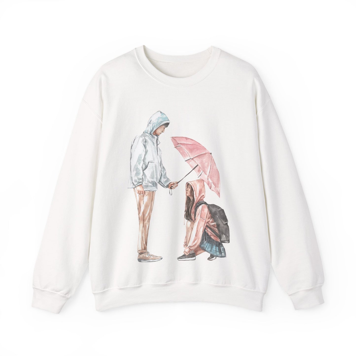 Embracing Love Crewneck Sweatshirt | Cozy Pullover for Couples | True North