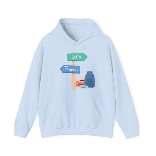 Travel-Inspired Hoodie | Adventure Sweatshirt | True North