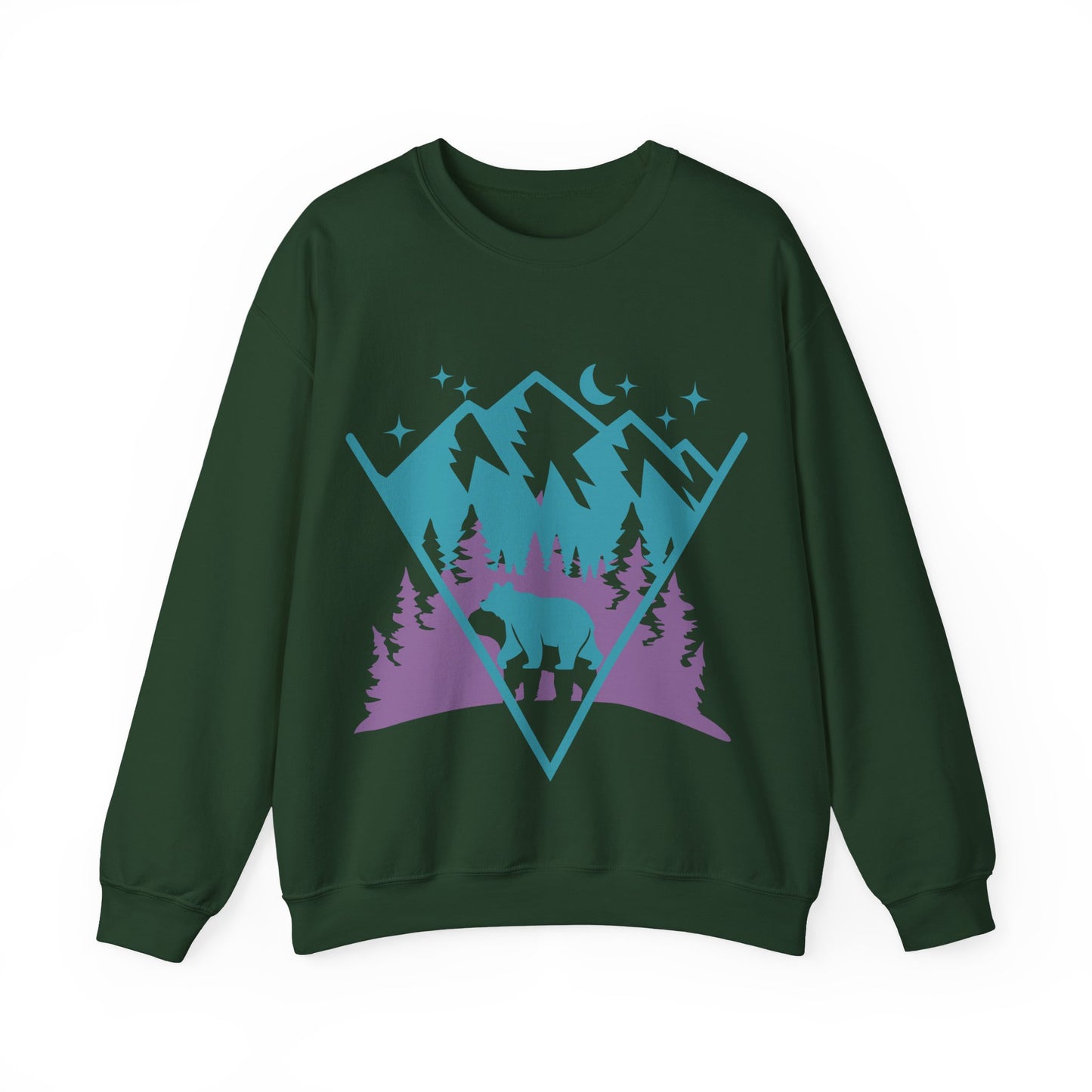Mountain Adventure Crewneck Sweatshirt | Cozy Outdoor Pullove | True North