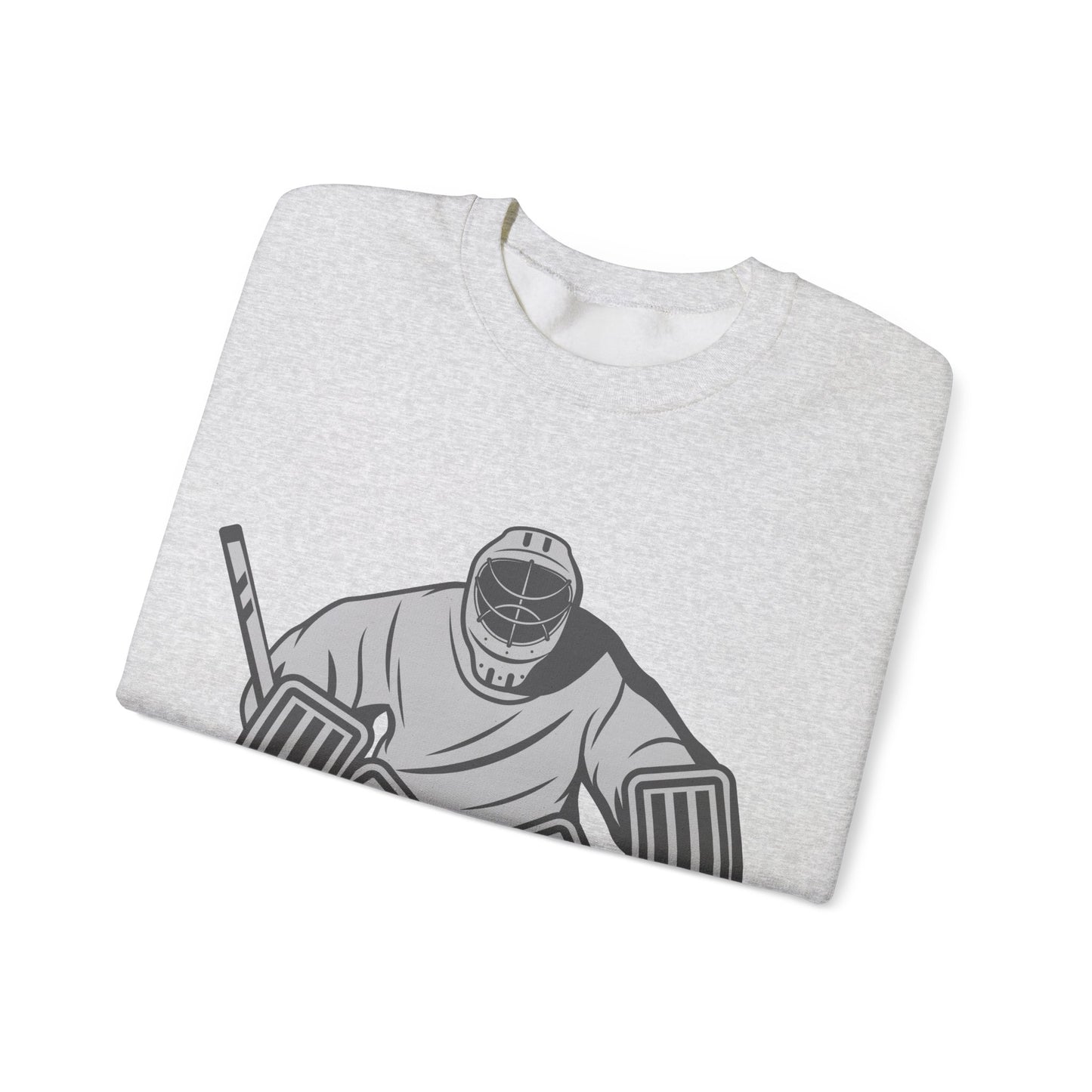 Goalie Hockey Crewneck Sweatshirt | Cozy Winter Pullover | True North