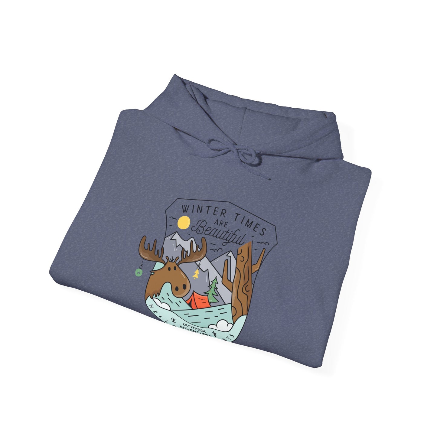 Cozy Outdoor Adventure Hoodie | Winter Activities Sweatshirt | True North