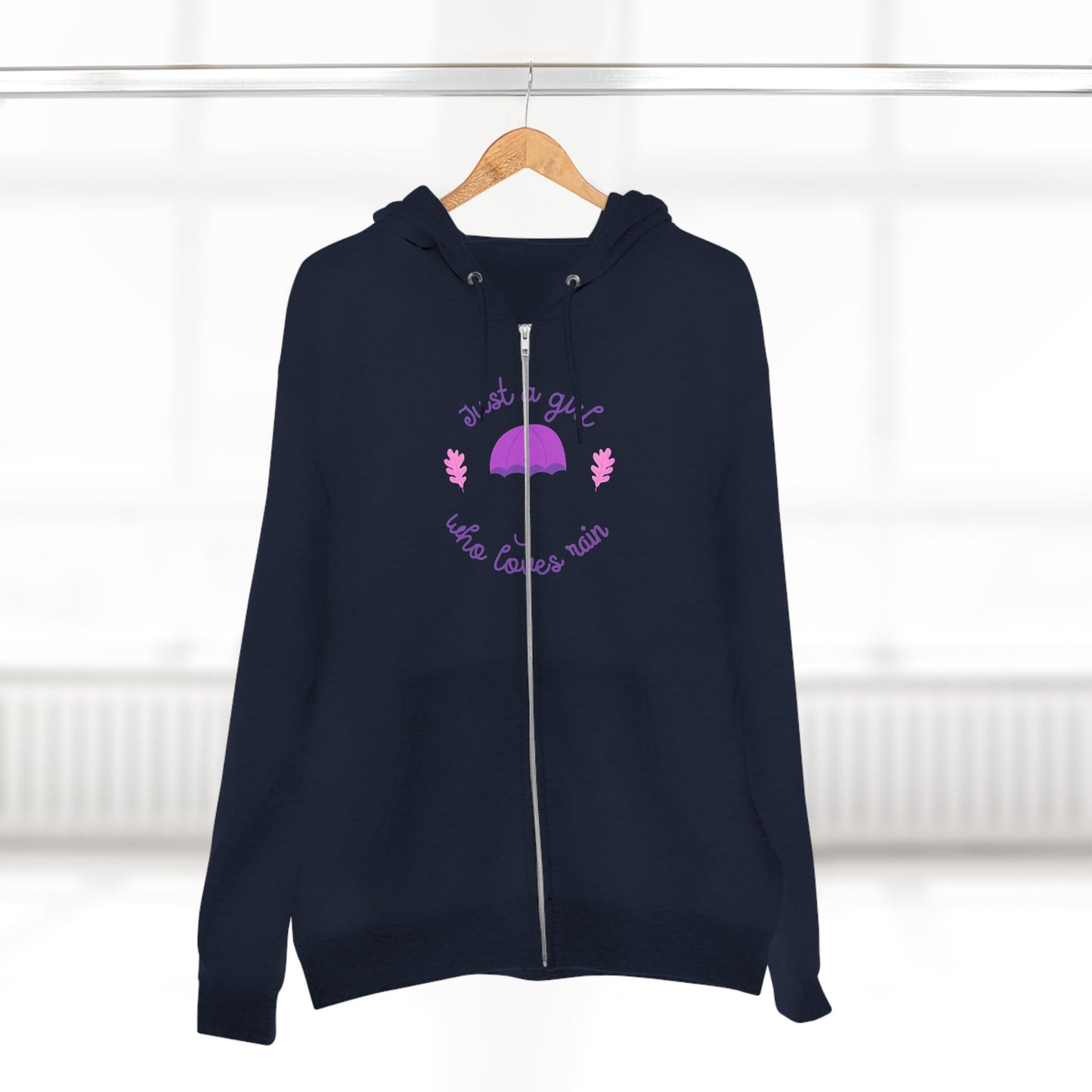 Cozy Zip Hoodie with Umbrella Design | Comfortable Layering | True North