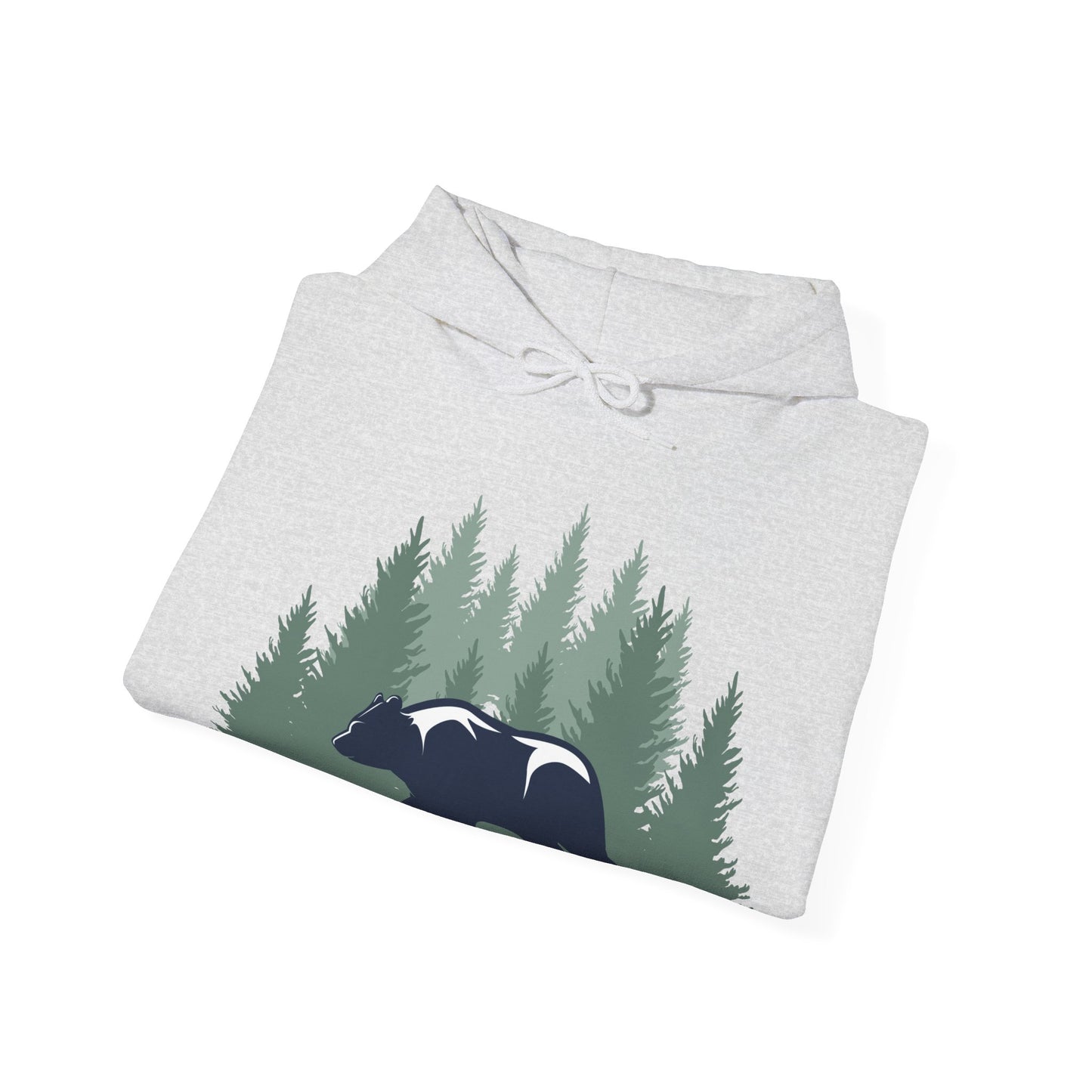 Nature-Inspired Bear Hoodie | Forest Hikes and Nature Lovers | True North