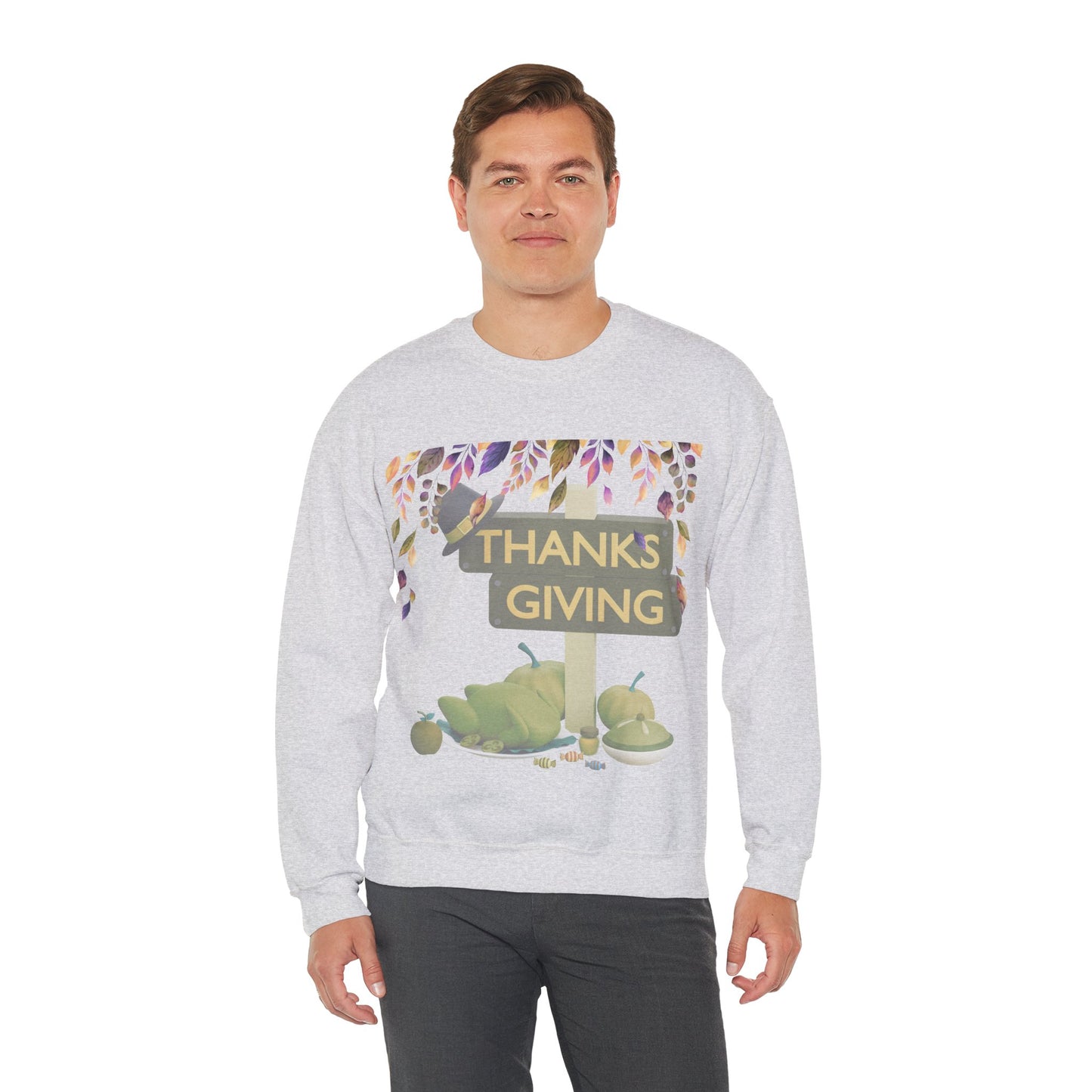 Thanksgiving Vibes Crewneck Sweatshirt | Thanksgiving Sweater | True North