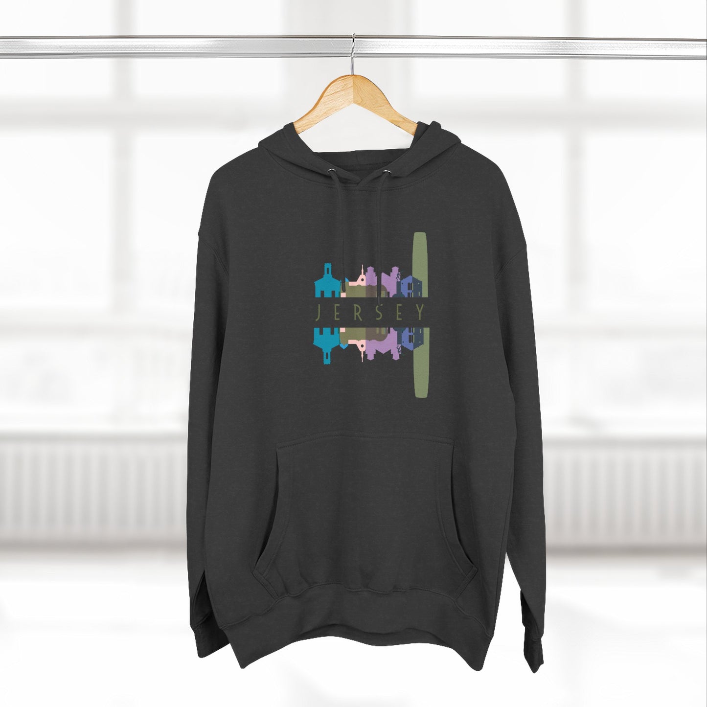 Three-Panel Fleece Hoodie | Cozy Layer | True North