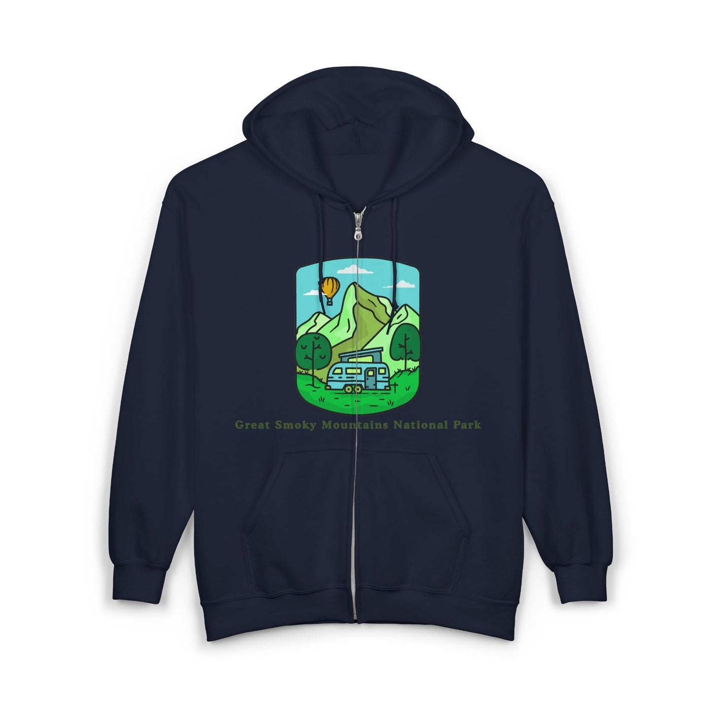Great Smoky Mountains Zip Hoodie | National Park Adventure Wear | True North
