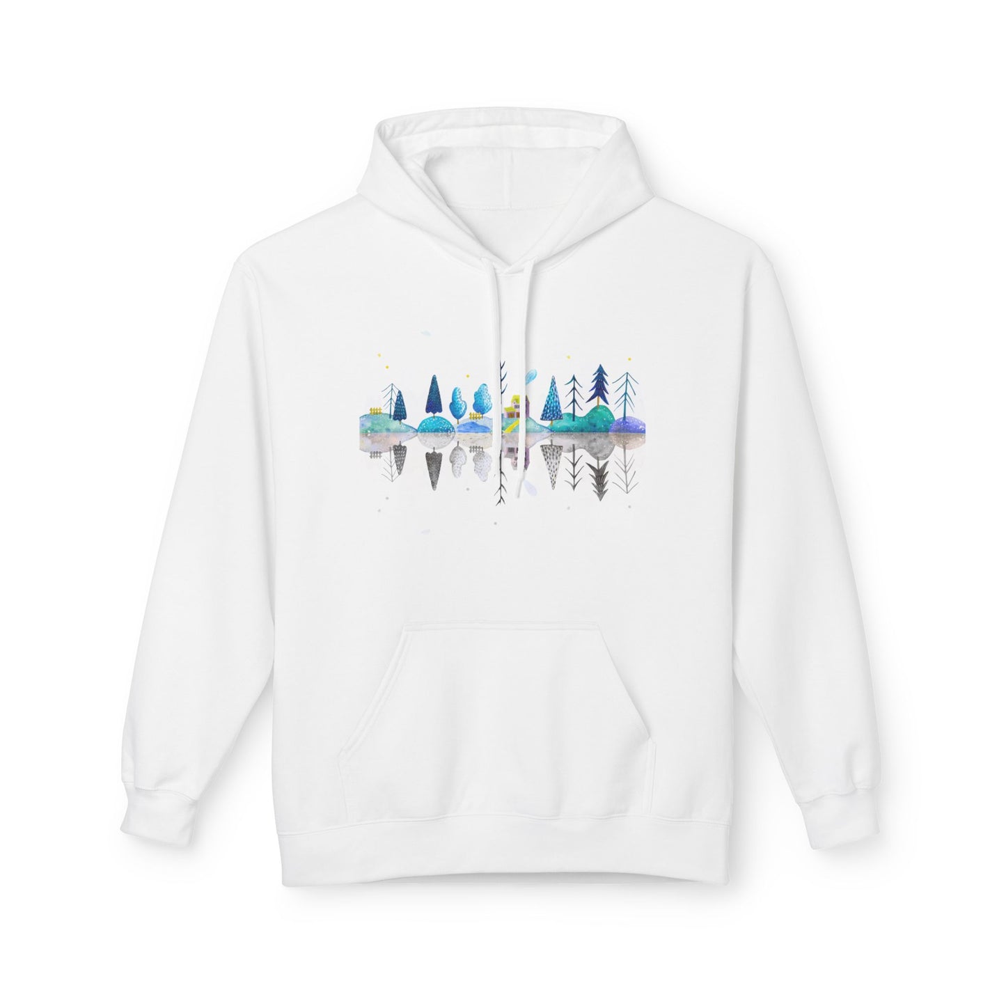 Cozy Nature-Inspired Fleece Hoodie | Inspirational Winter Apparel | True North
