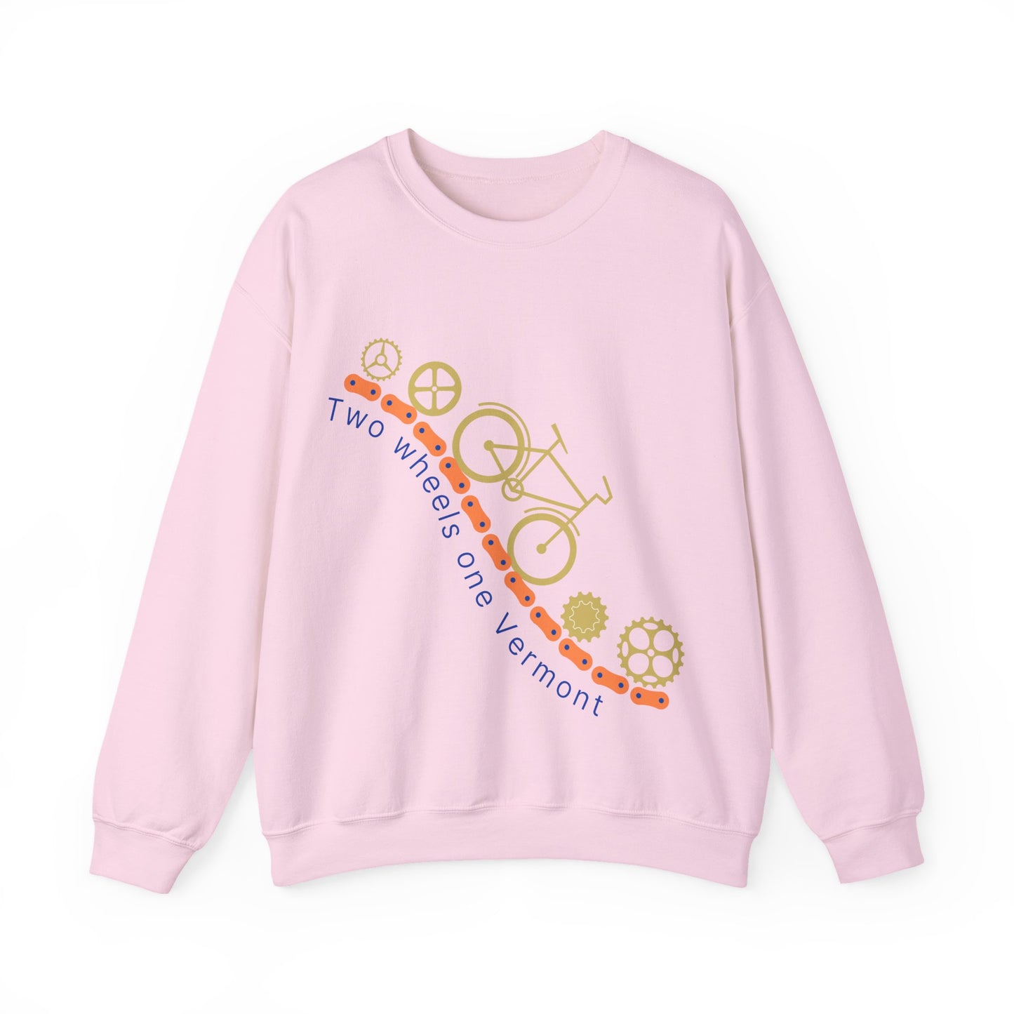 Vermont Bicycle Adventure Sweatshirt | Cozy Cycling Crewneck | True North