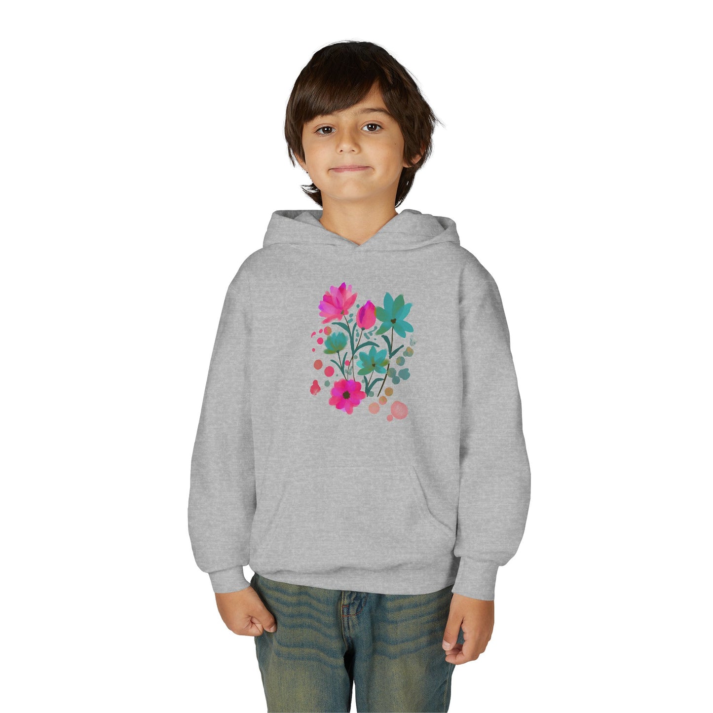 Floral Youth Hoodie | Stylish Layering | True North