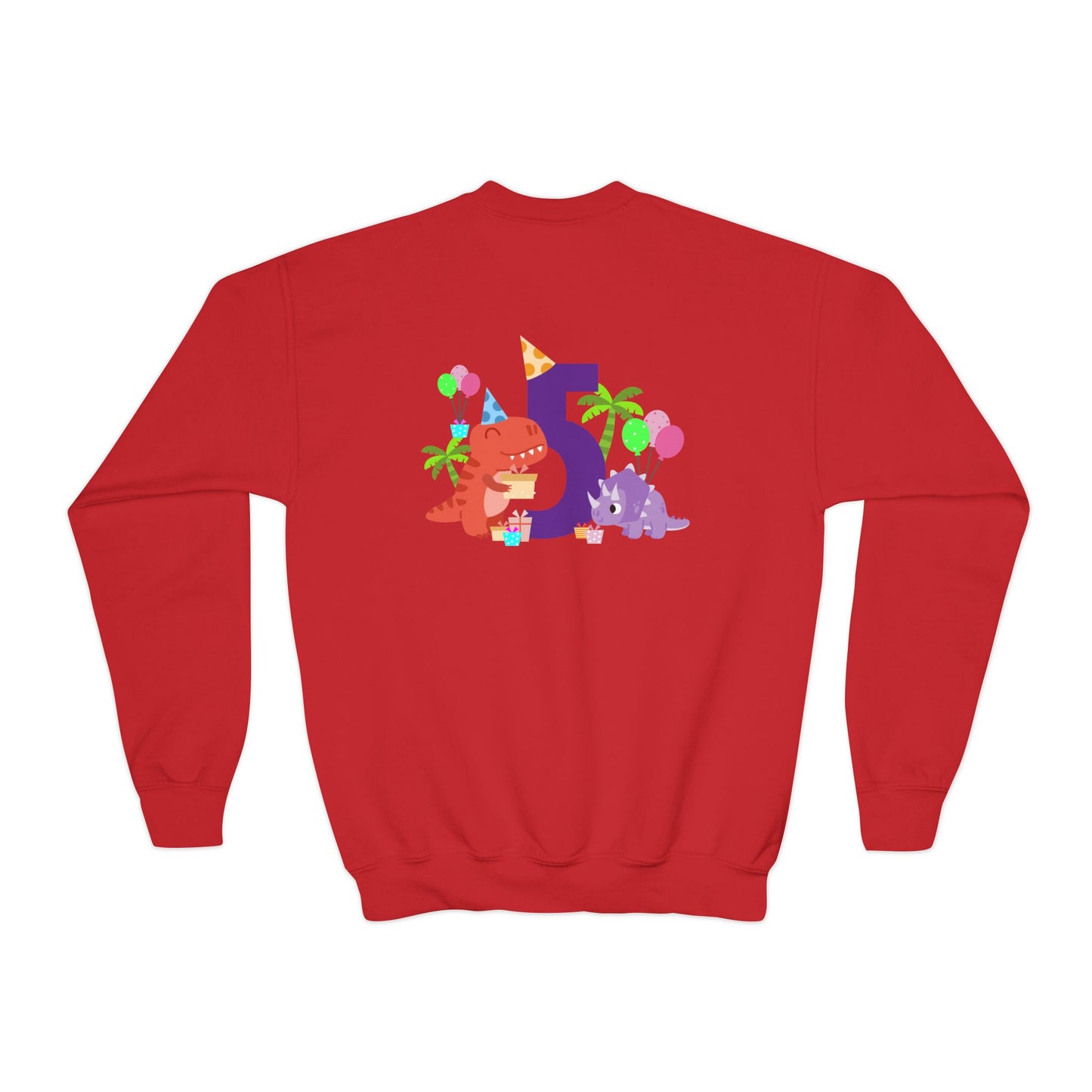 Colorful Fun Numbers and Dinosaurs Sweatshirt| Easygoing Style | True North