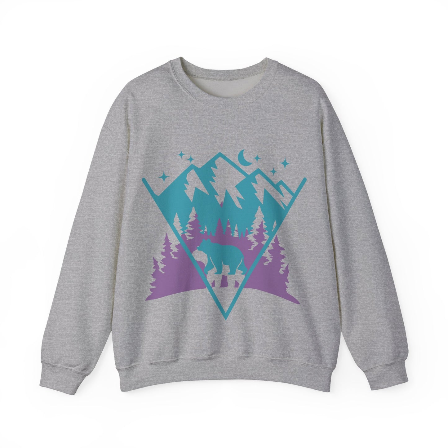 Mountain Adventure Crewneck Sweatshirt | Cozy Outdoor Pullove | True North