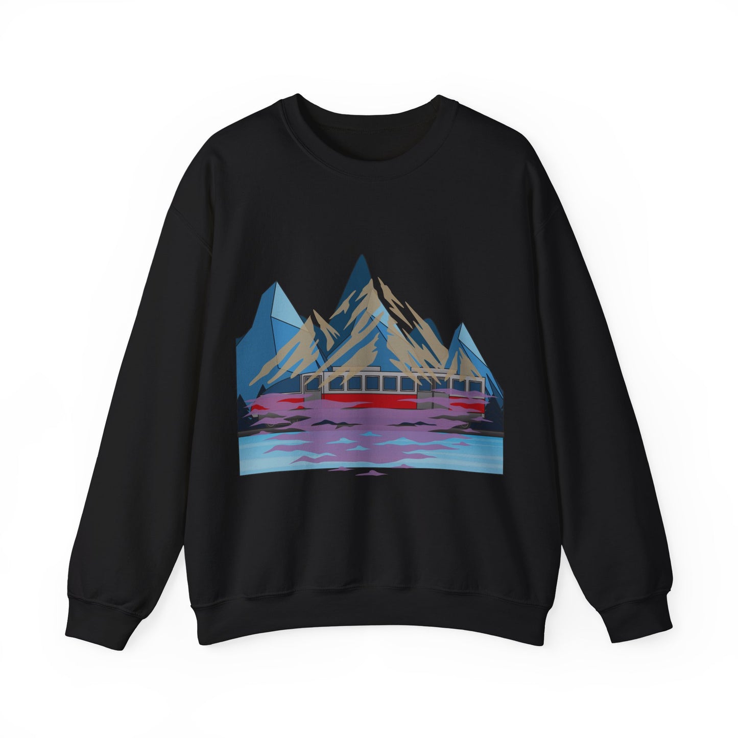 Mountain Reflection Crewneck Sweatshirt | Adventure and Nature Lovers | True North