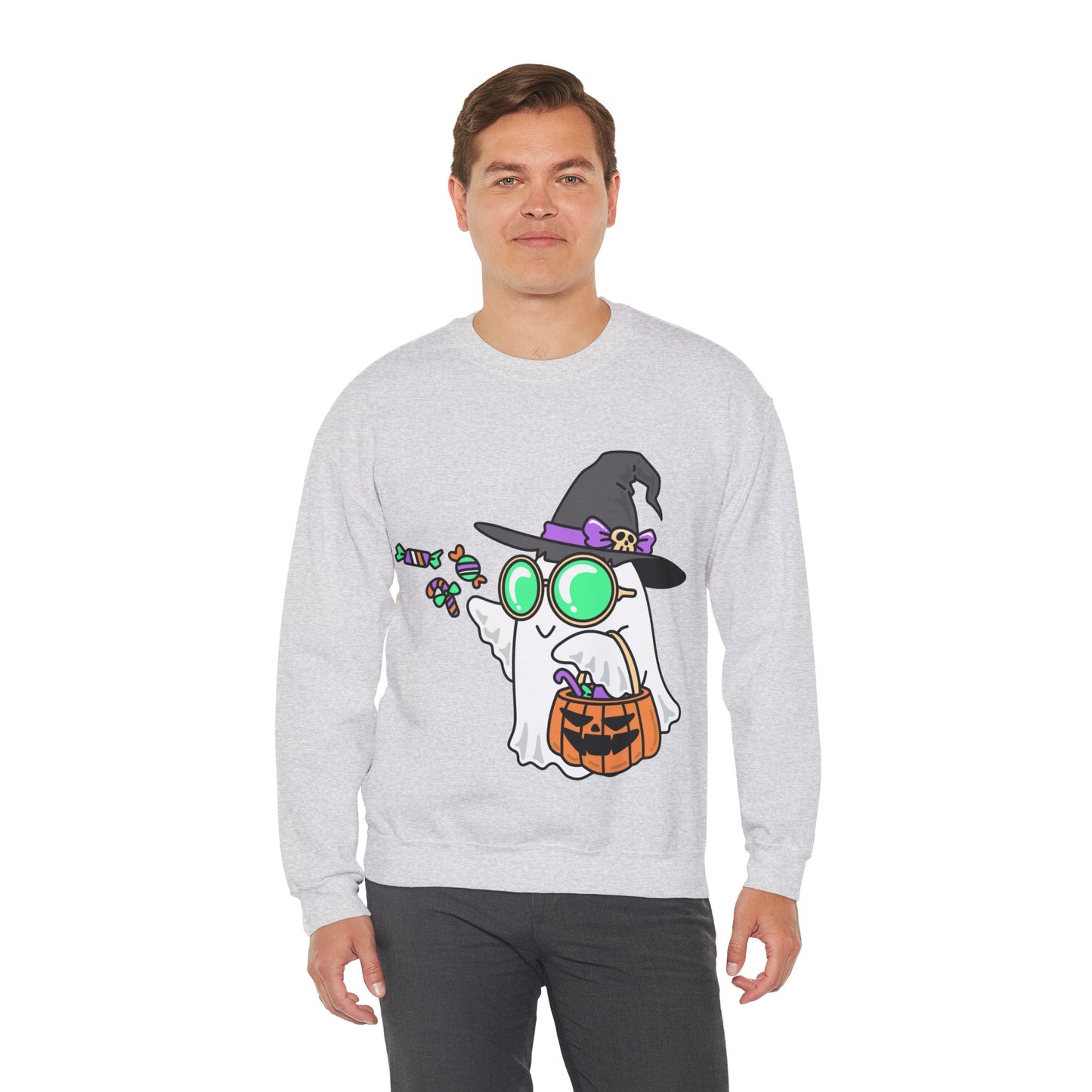 Halloween Ghost Crewneck Sweatshirt | True North
