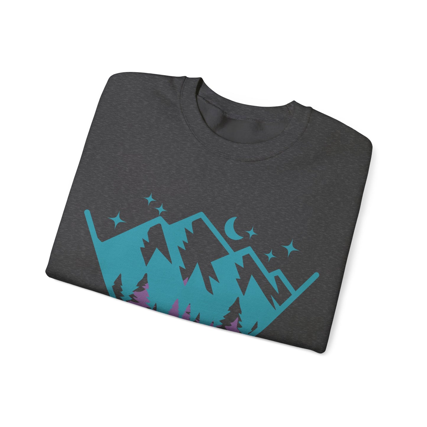 Mountain Adventure Crewneck Sweatshirt | Cozy Outdoor Pullove | True North