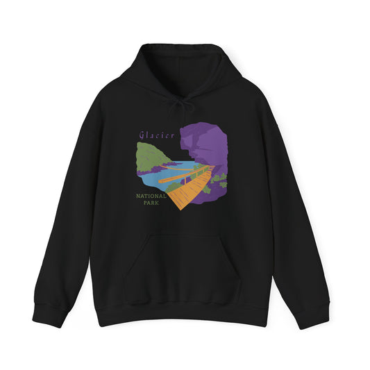 Glacier Nation Park Men/Unisex Hoodie | True North