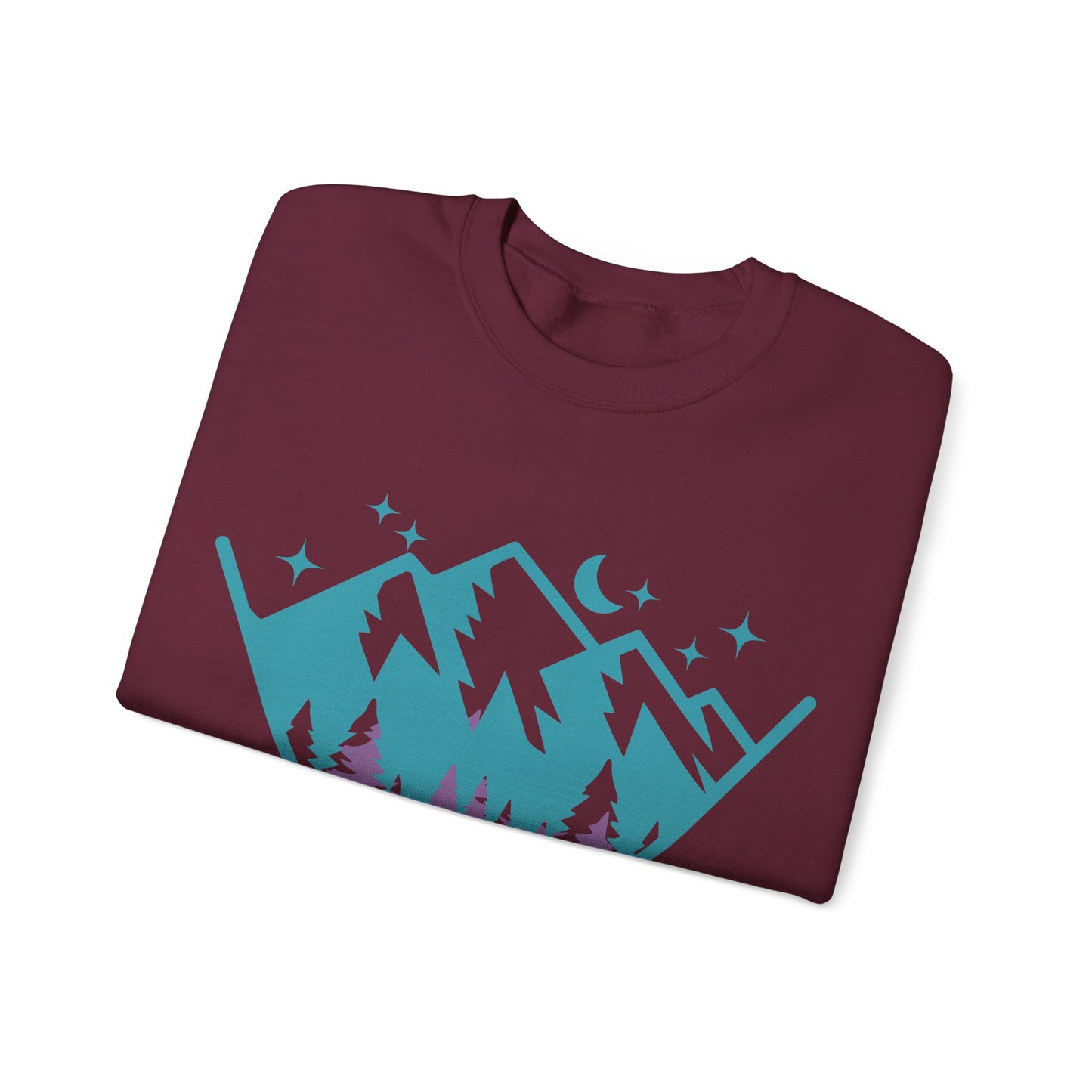 Mountain Adventure Crewneck Sweatshirt | Cozy Outdoor Pullove | True North