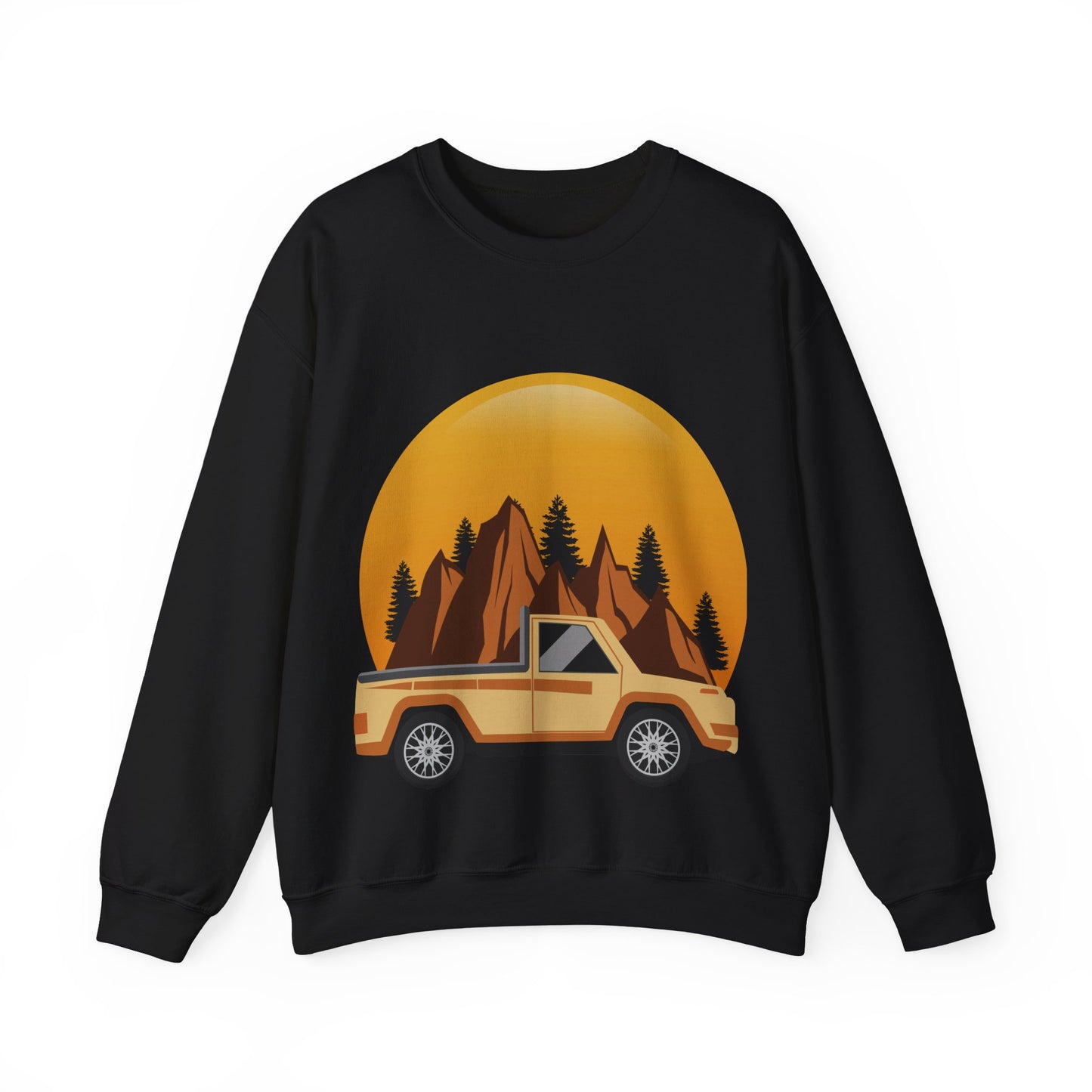 Adventure Truck Graphic Sweatshirt | Cozy Pullover for Outdoor Lovers | True North
