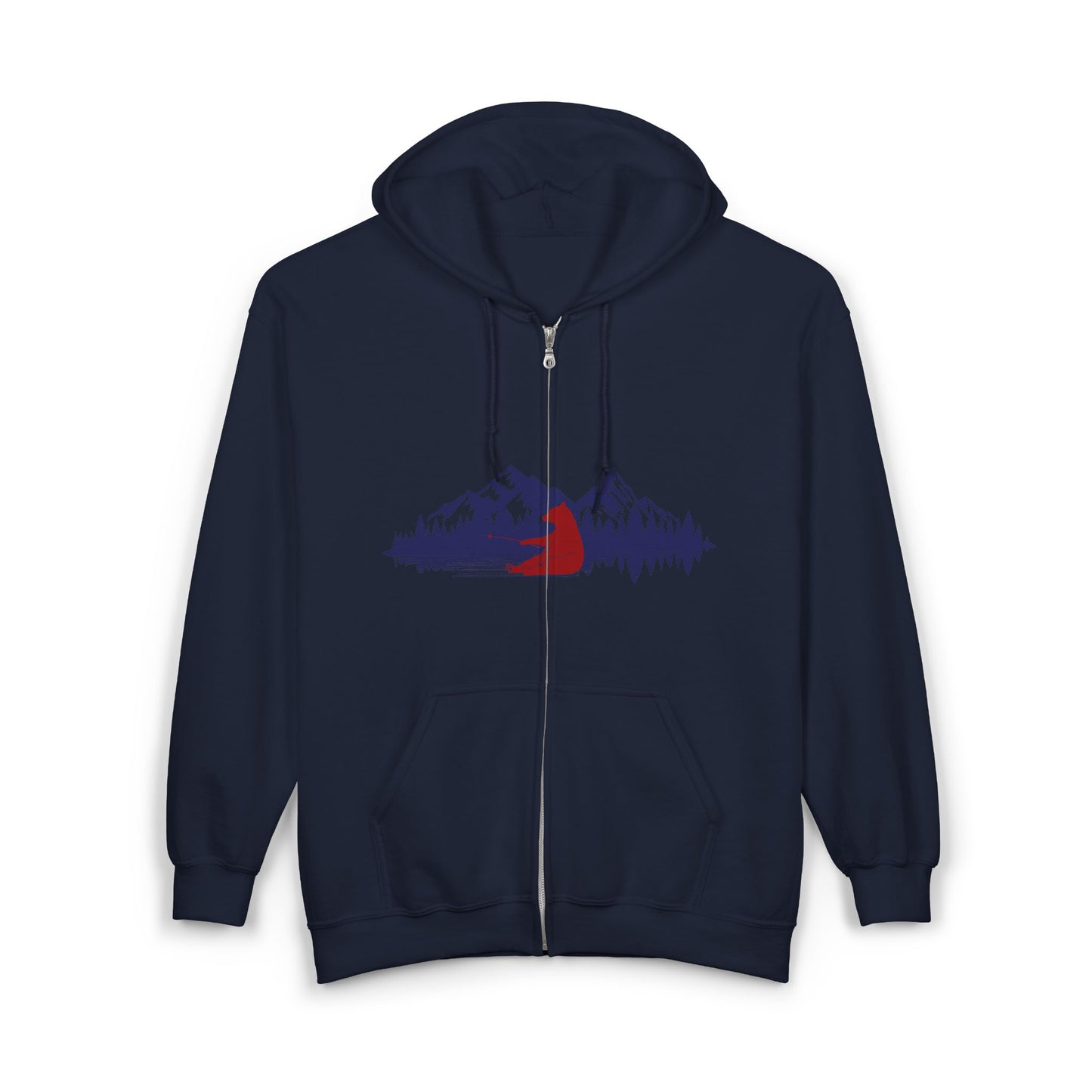 Heavy Blend Full Zip Hooded Sweatshirt | Cozy Layer for Outdoors Adventures | True North