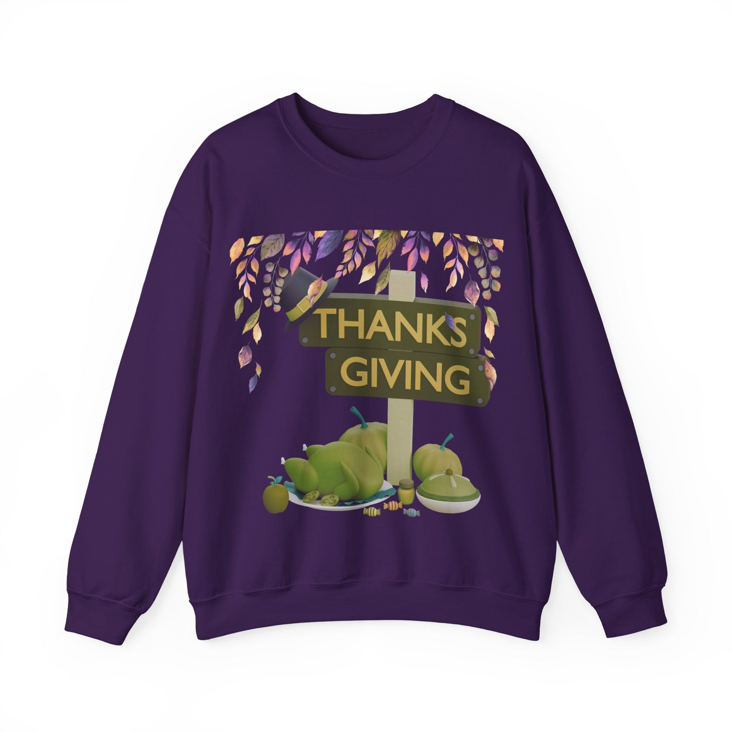 Thanksgiving Vibes Crewneck Sweatshirt | Thanksgiving Sweater | True North