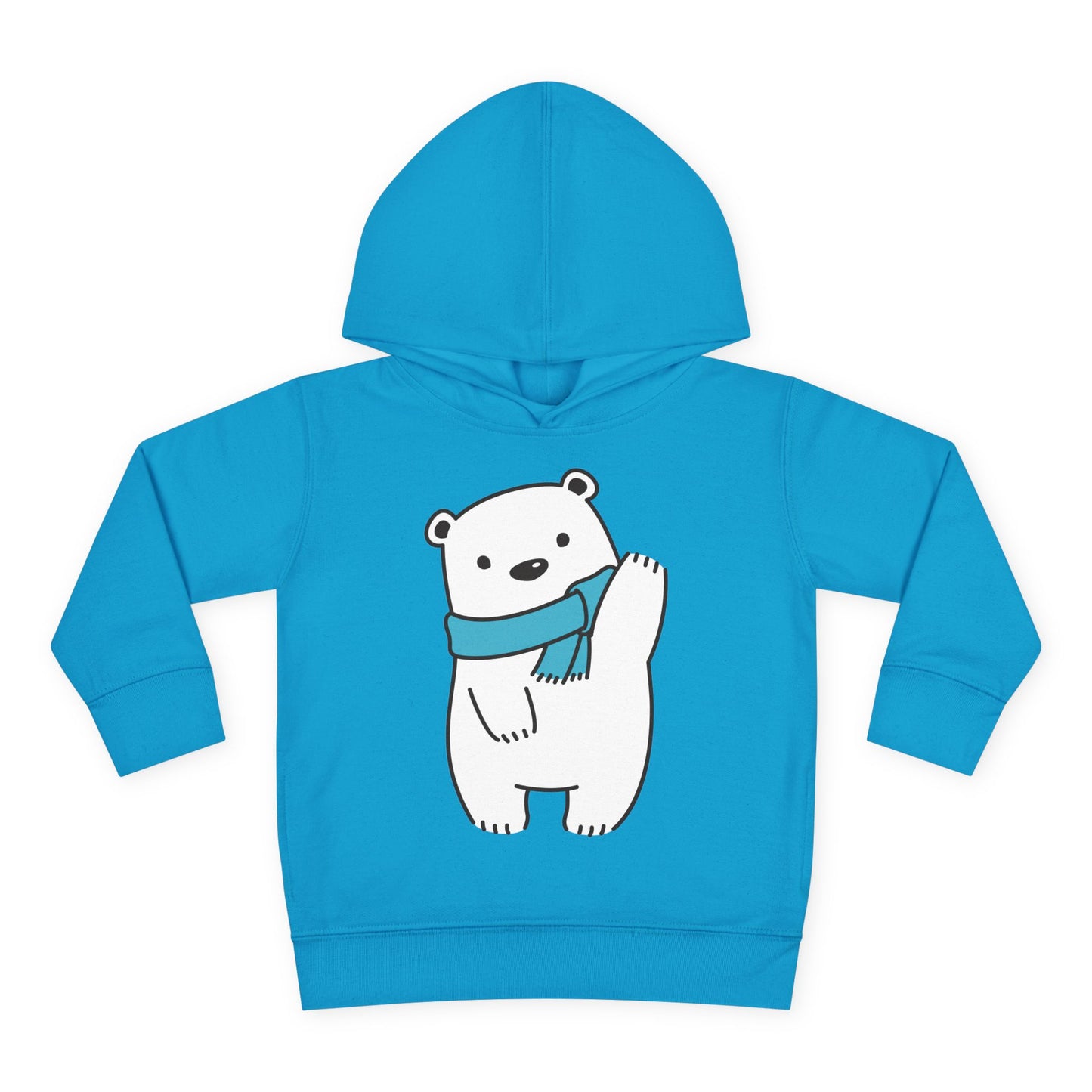 Cute Bear Toddler Hoodie | Fleece Pullover for Kids | True North