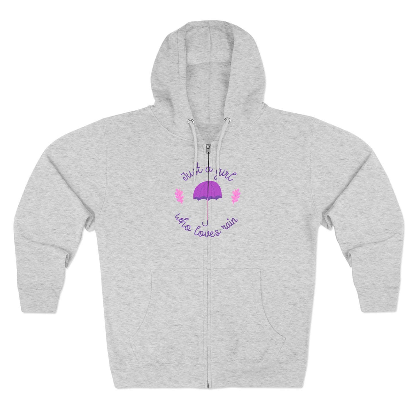 Cozy Zip Hoodie with Umbrella Design | Comfortable Layering | True North