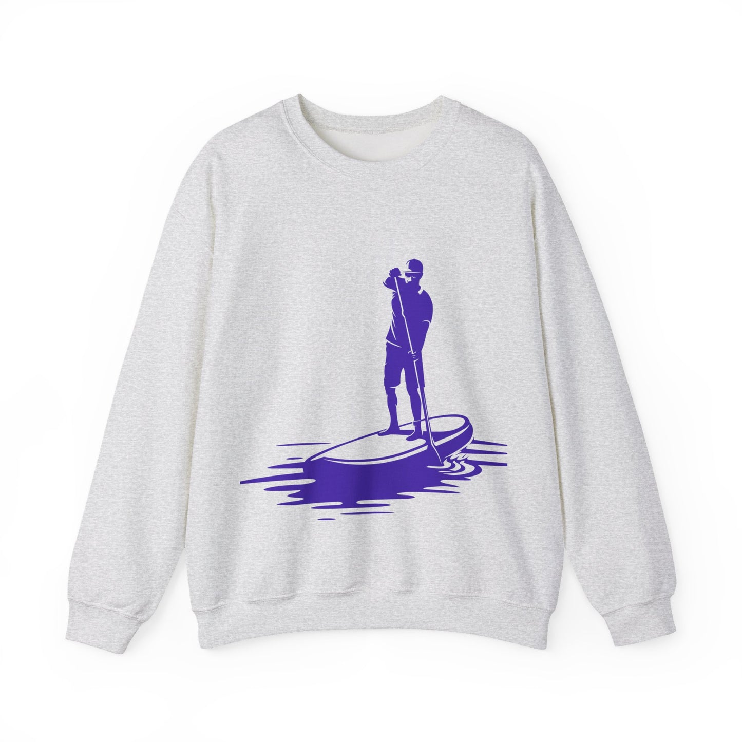 Paddle Boarder Crewneck Sweatshirt | Lightweight Pullover for Water Sports | True North