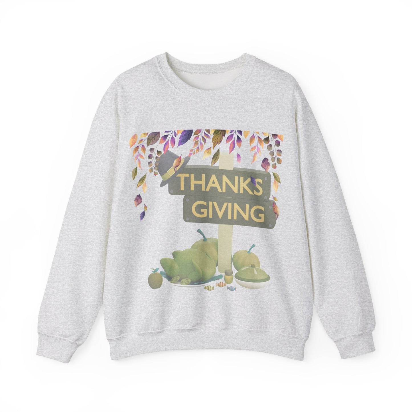 Thanksgiving Vibes Crewneck Sweatshirt | Thanksgiving Sweater | True North