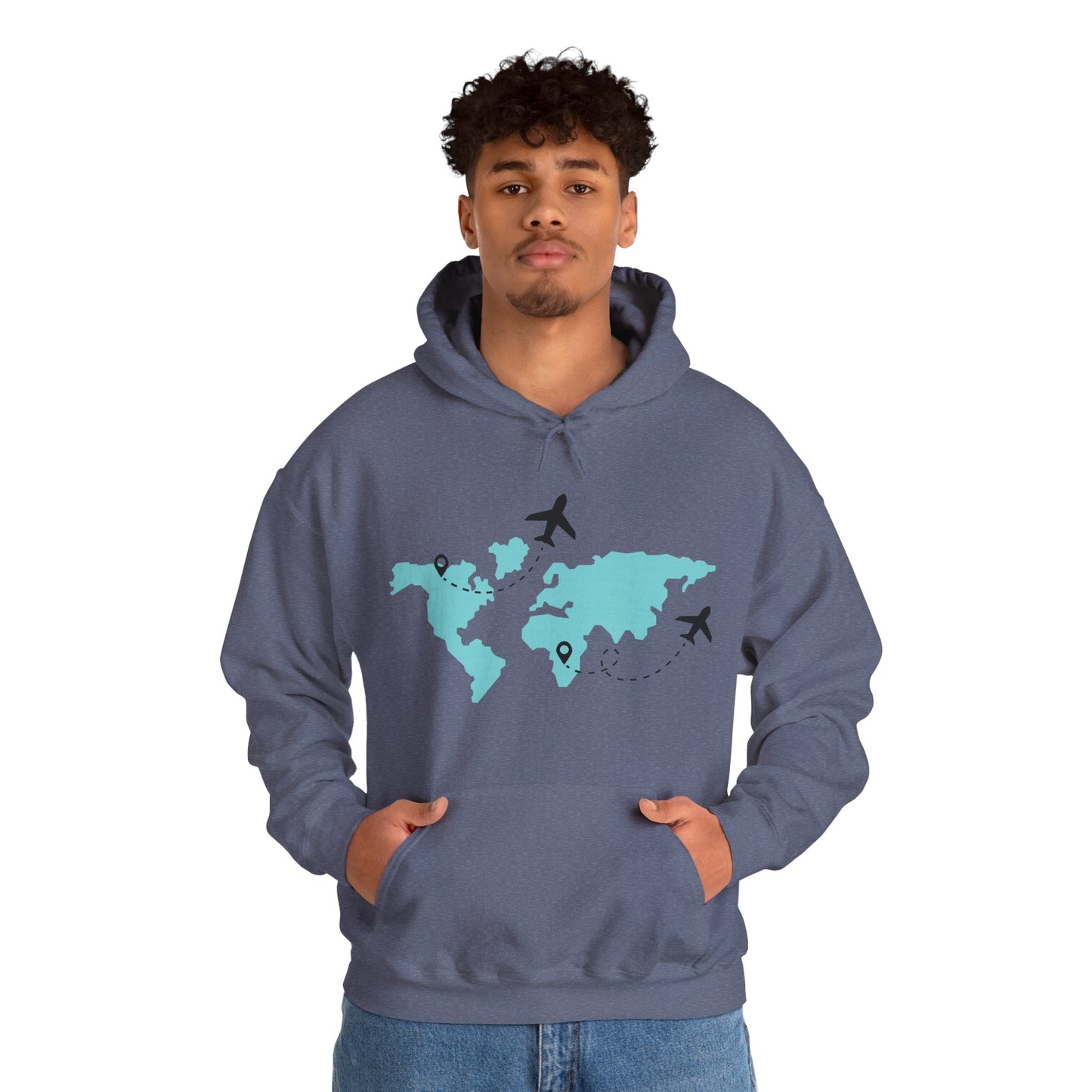Travel Lover's Map Hoodie | True North