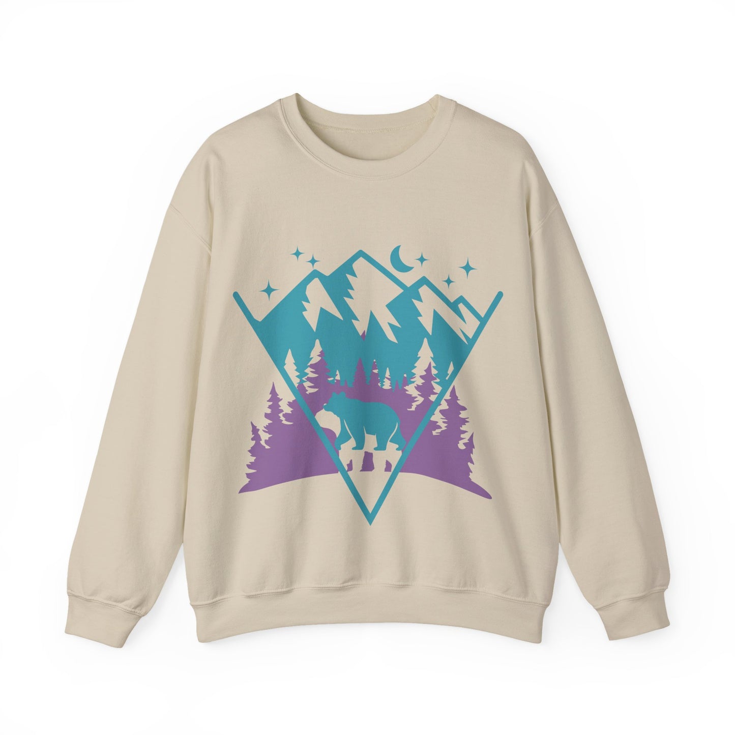 Mountain Adventure Crewneck Sweatshirt | Cozy Outdoor Pullove | True North