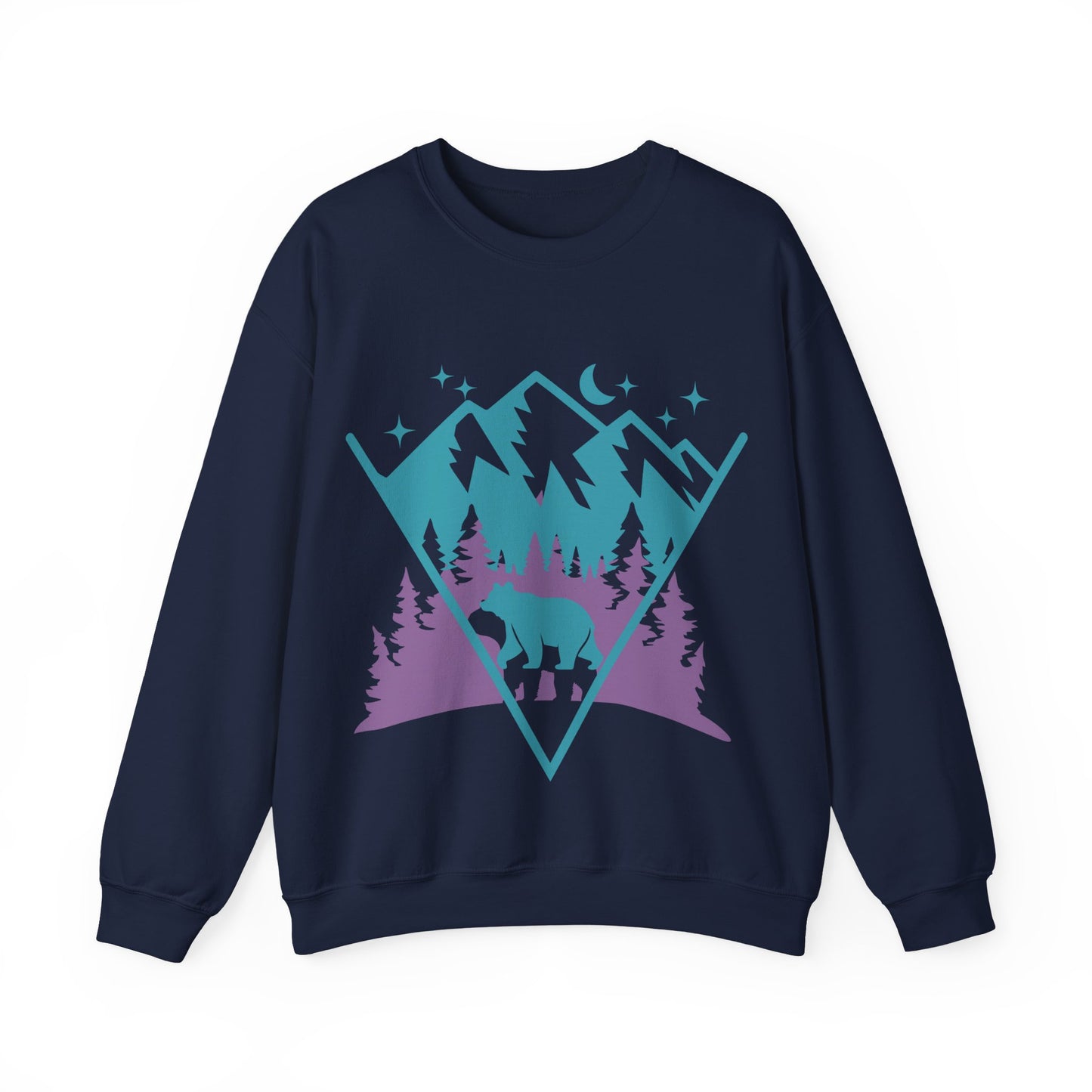 Mountain Adventure Crewneck Sweatshirt | Cozy Outdoor Pullove | True North