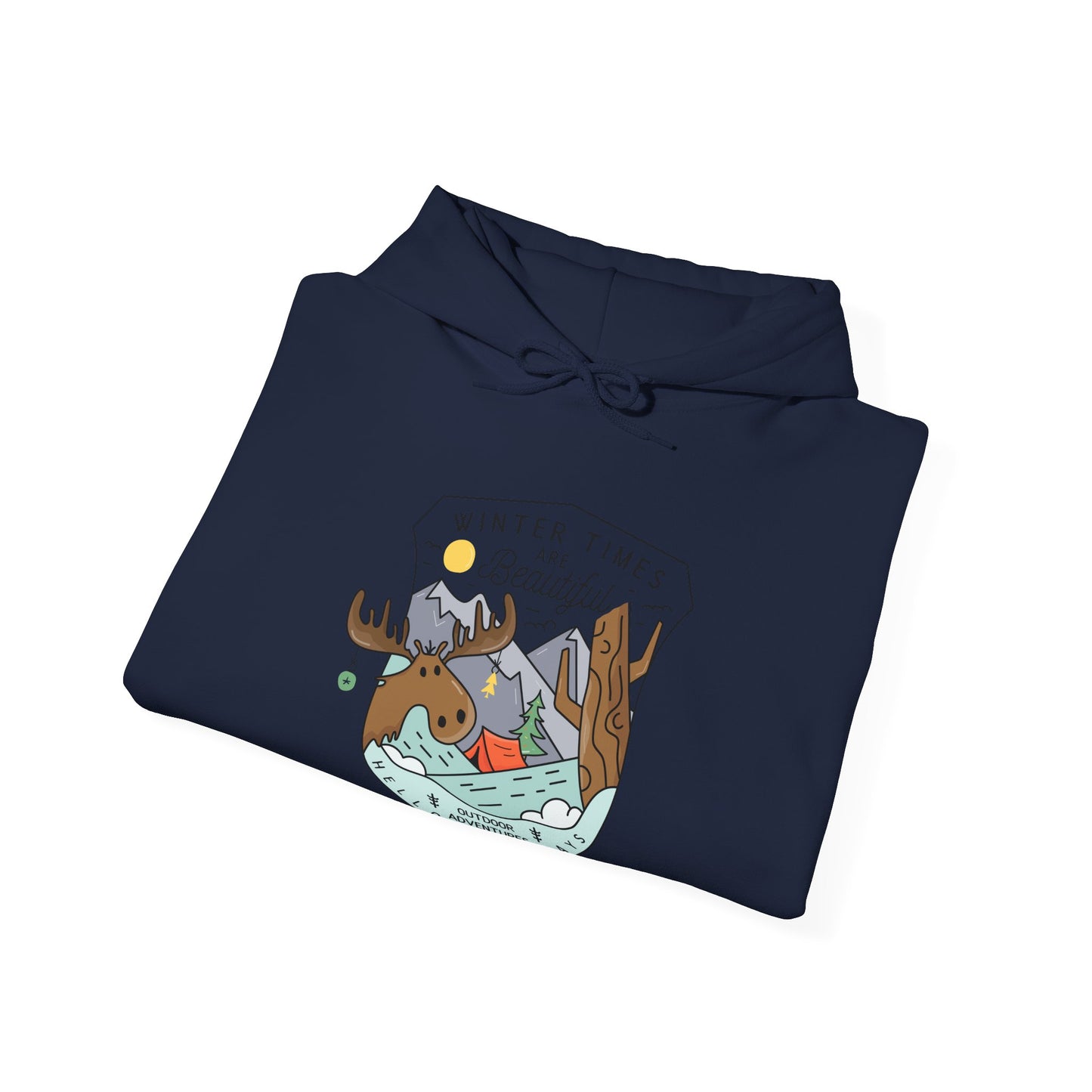 Cozy Outdoor Adventure Hoodie | Winter Activities Sweatshirt | True North