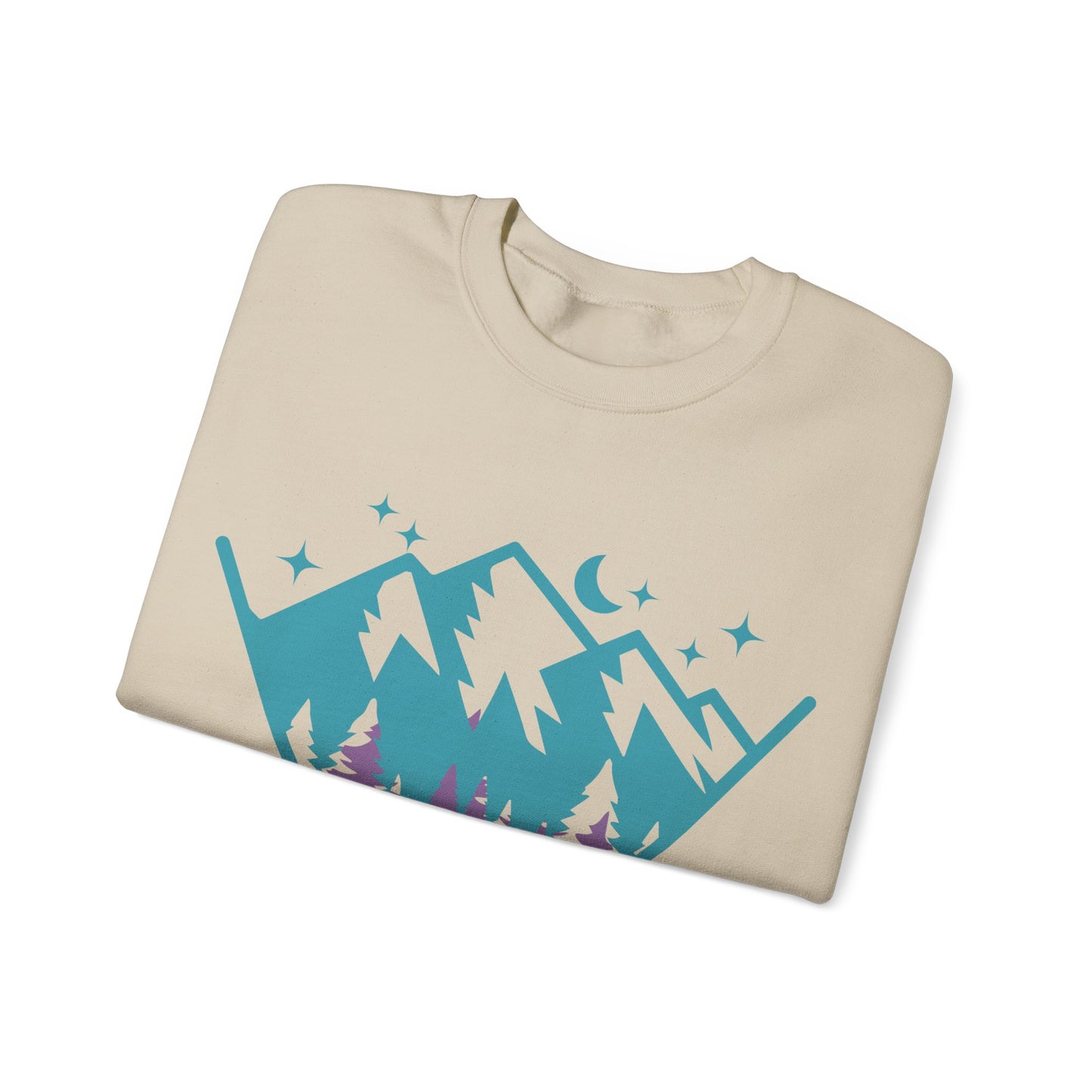 Mountain Adventure Crewneck Sweatshirt | Cozy Outdoor Pullove | True North