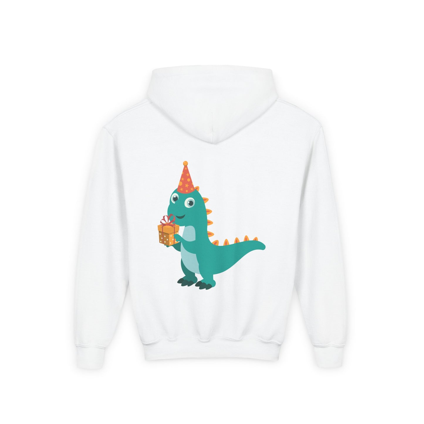 Fun Dinosaur Kids Party Hoodie | Train Design | True North