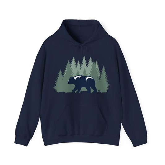 Nature-Inspired Bear Unisex Hoodie | Nature Lovers | True North