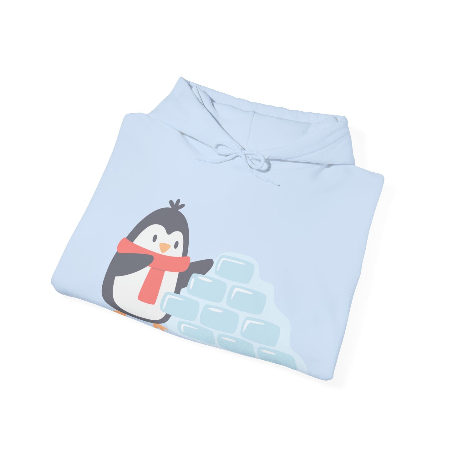 Cozy Penguin Hoodie | Winter Sweatshirt with Cute Holiday Theme | True North