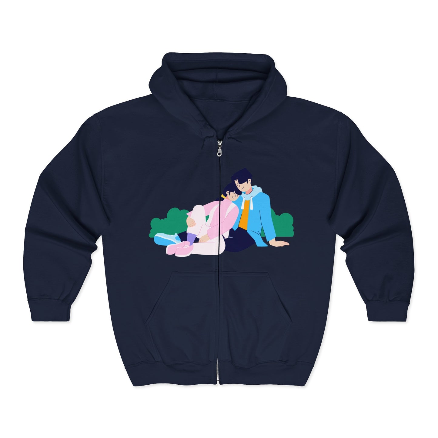 Cozy Couple Hoodie | Romantic Zip Sweatshirt | True North