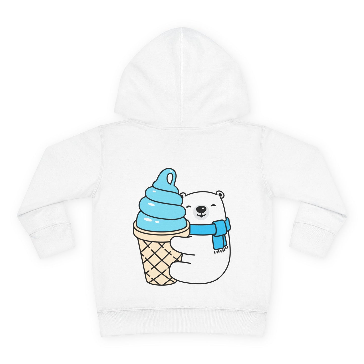 Cute Bear Toddler Hoodie | Fleece Pullover for Kids | True North