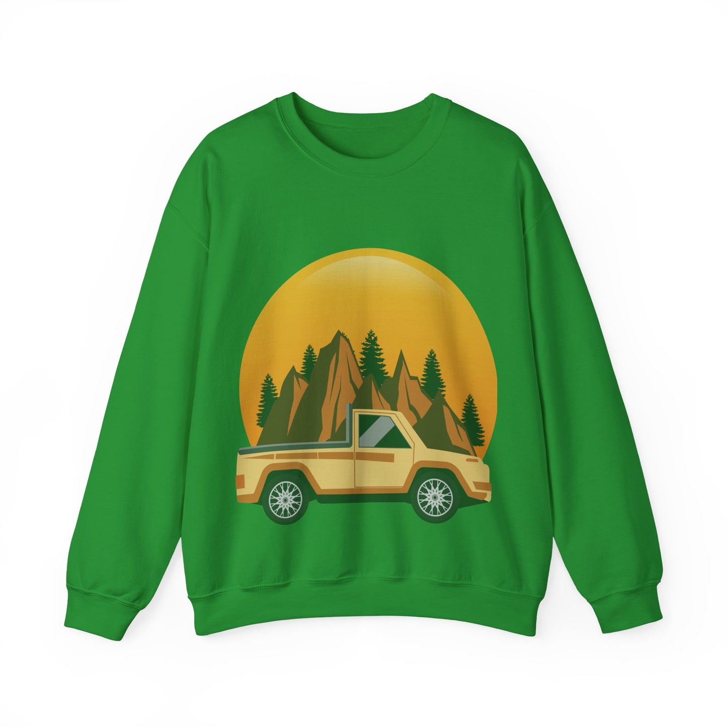 Adventure Truck Graphic Sweatshirt | Cozy Pullover for Outdoor Lovers | True North